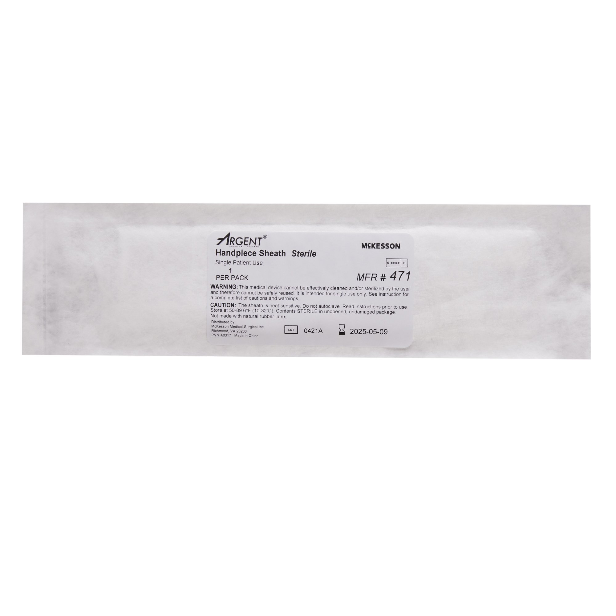 McKesson Brand 471 - McKesson Argent™ Handpiece Sheath for Hyfrecator - 1/Box