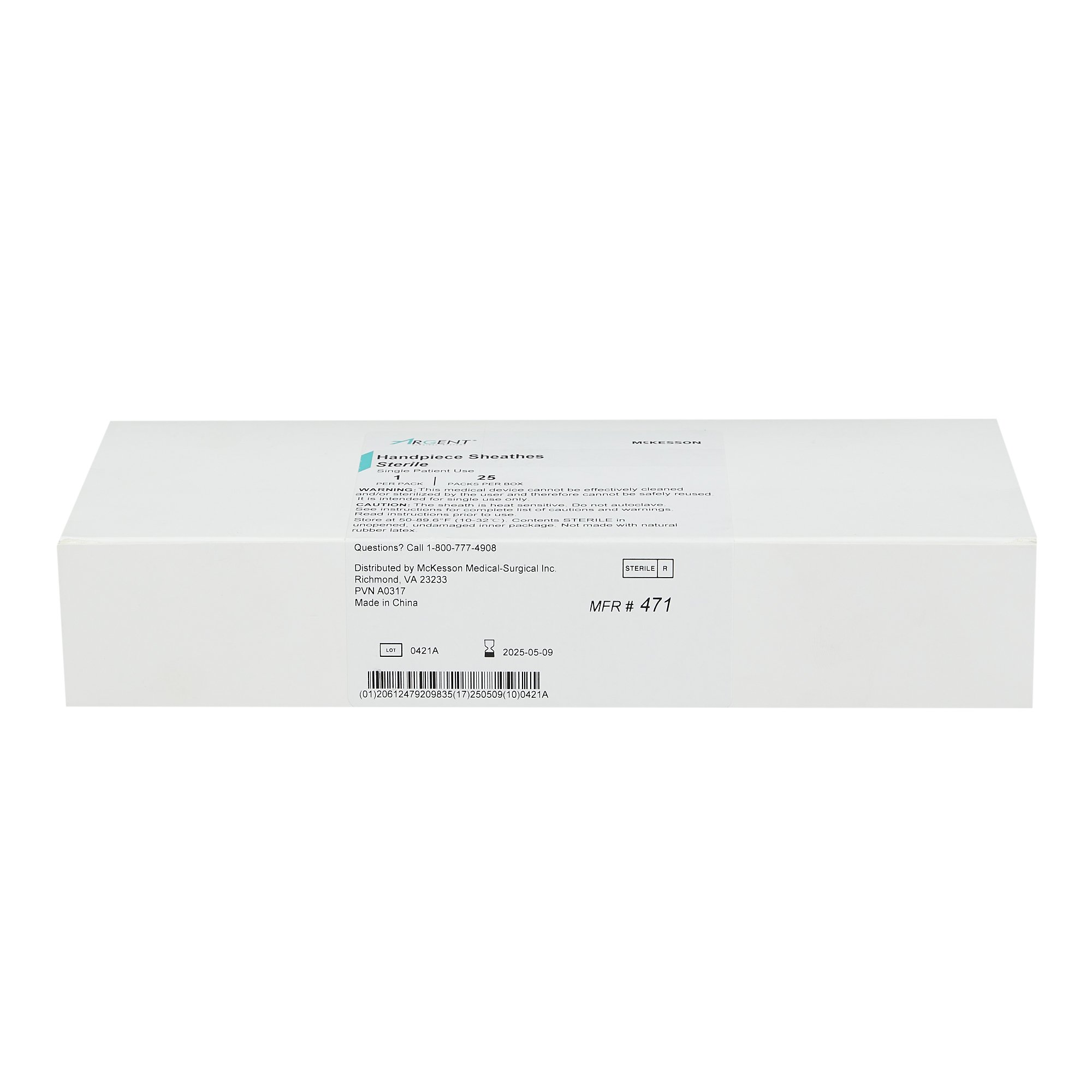 McKesson Brand 471 - McKesson Argent™ Handpiece Sheath for Hyfrecator - 1/Box