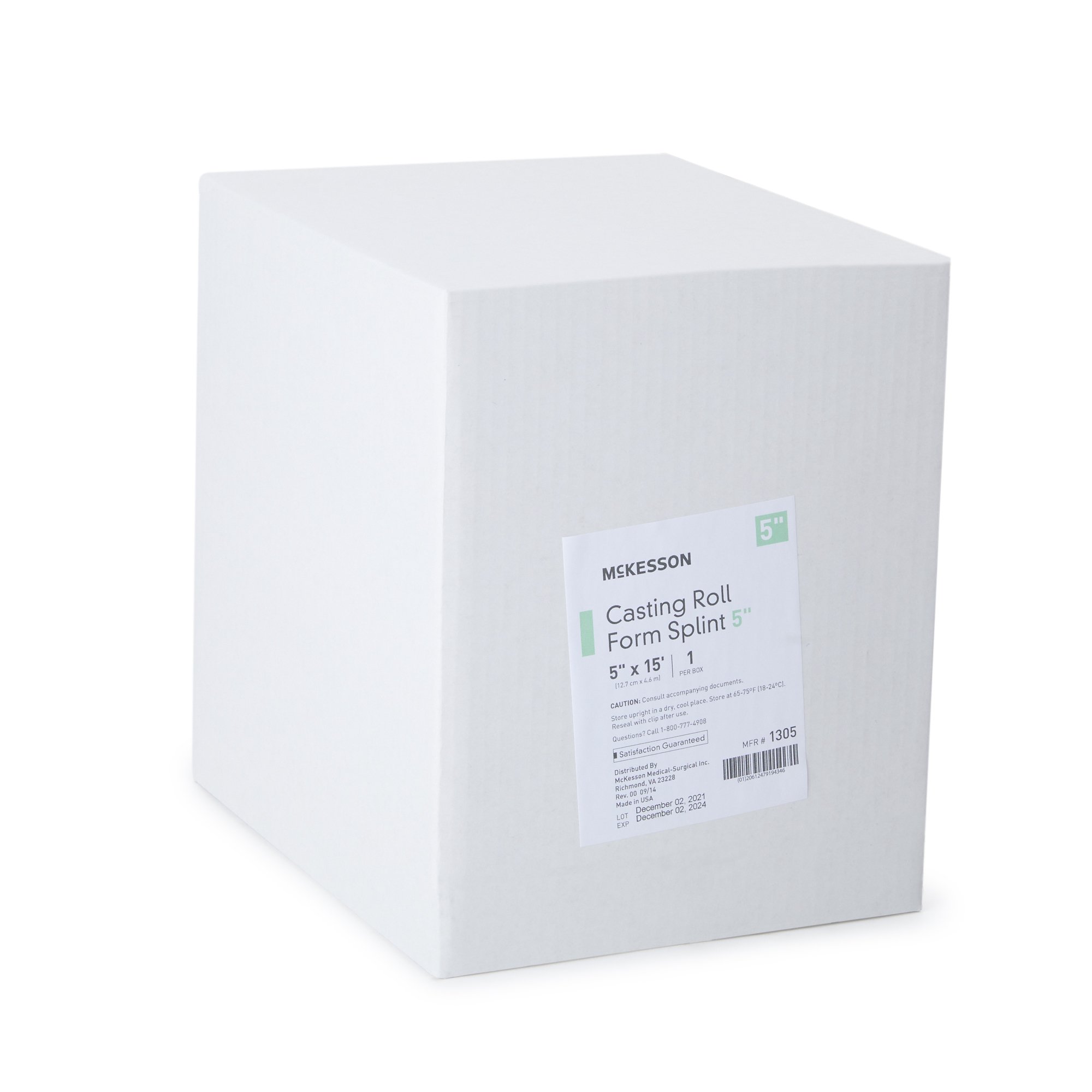 McKesson Brand - 1305 McKesson White Casting Roll Form Splints