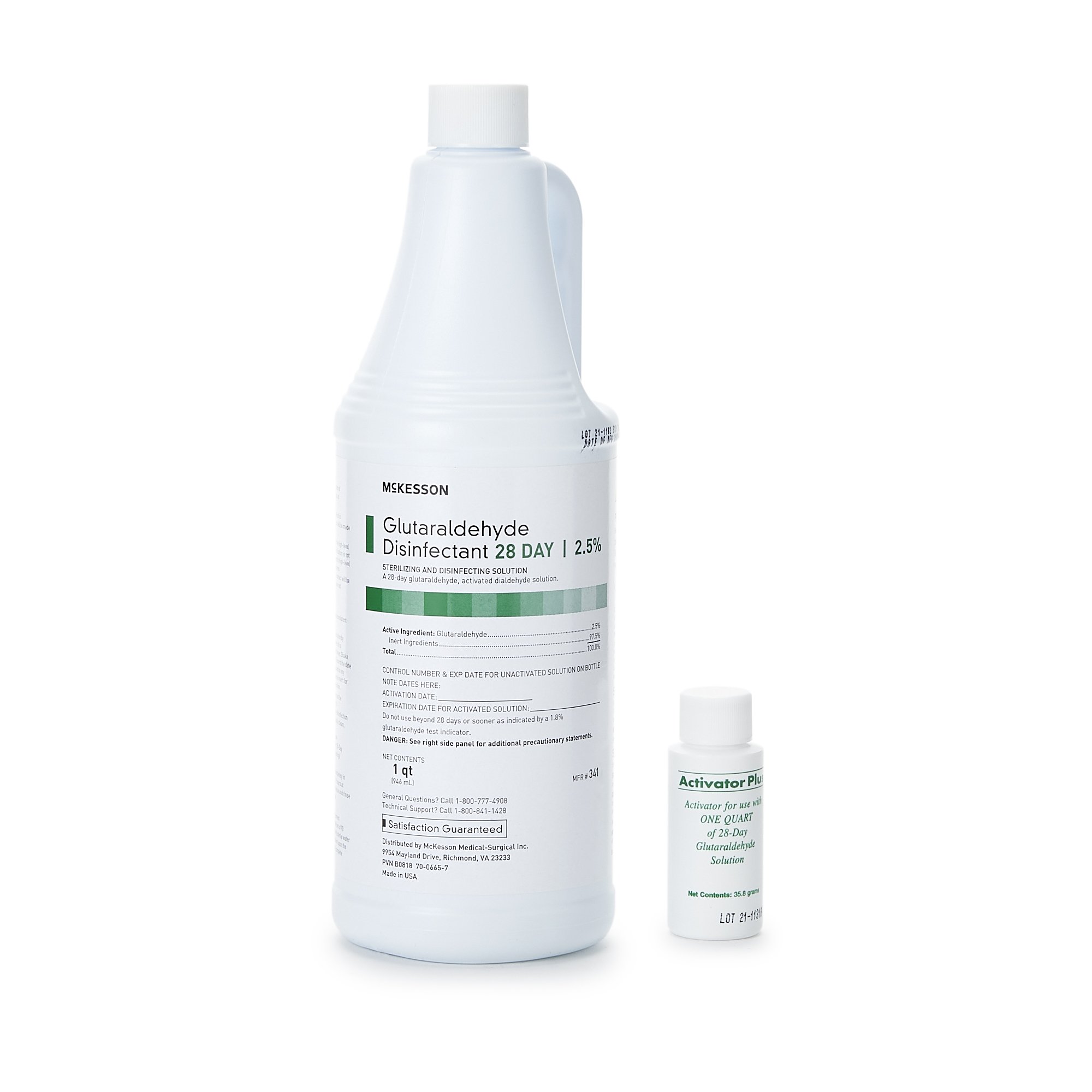 McKesson Brand 341 - REGIMEN® Glutaraldehyde High Level Disinfectant - 1/Each, 16/Case
