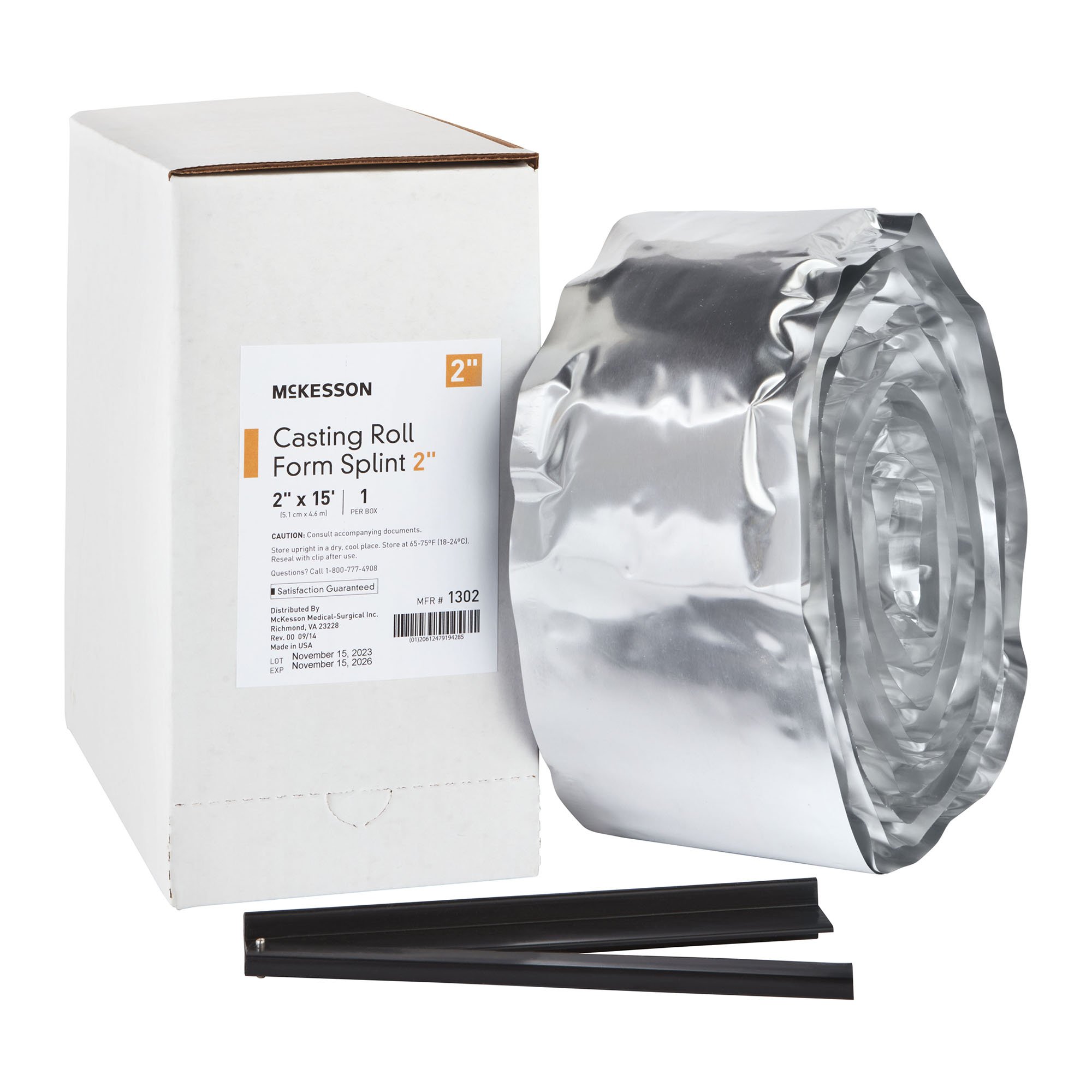 McKesson Brand - 1302 McKesson White Casting Roll Form Splints