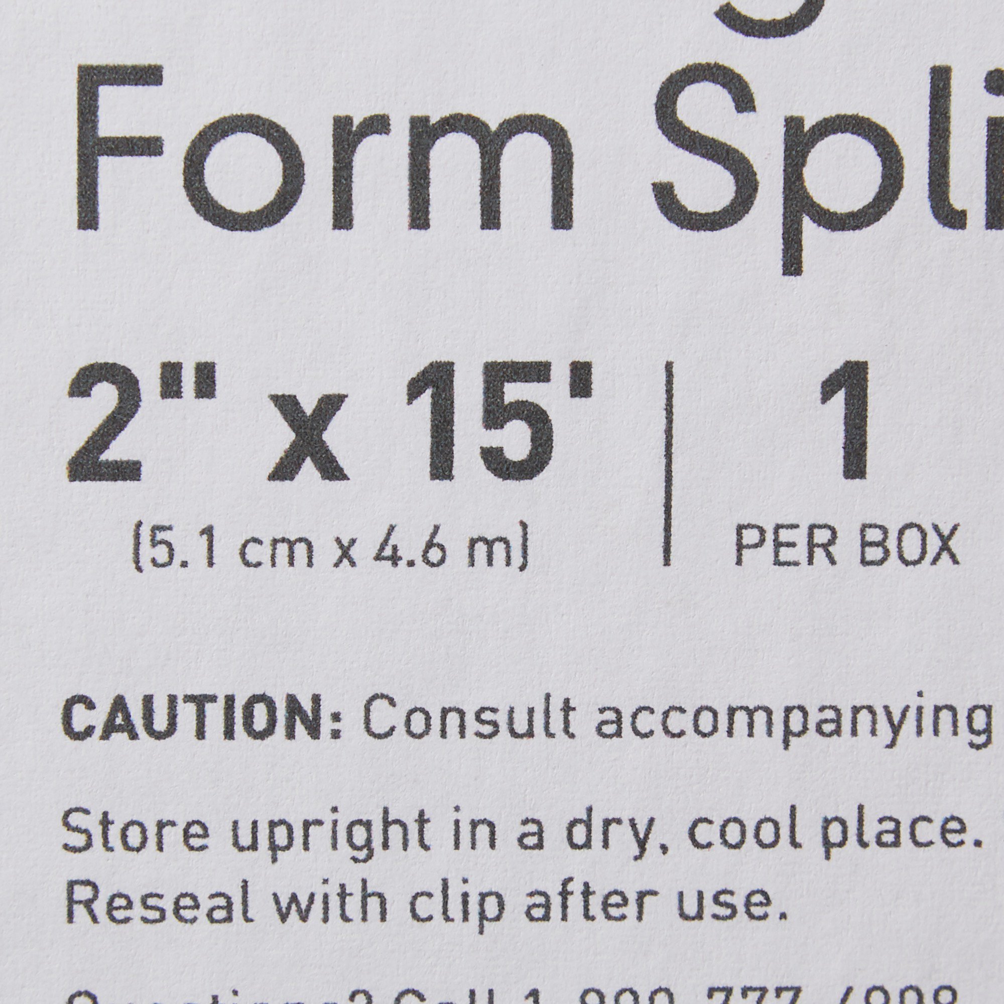 McKesson Brand 1302 - McKesson White Casting Roll Form Splints, 2 Inch x 15 Foot - 1/Box, 2/Case