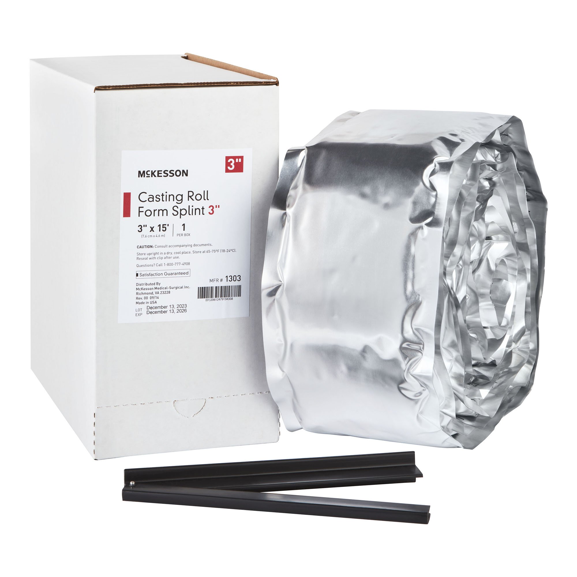 McKesson Brand - 1303 McKesson White Casting Roll Form Splints