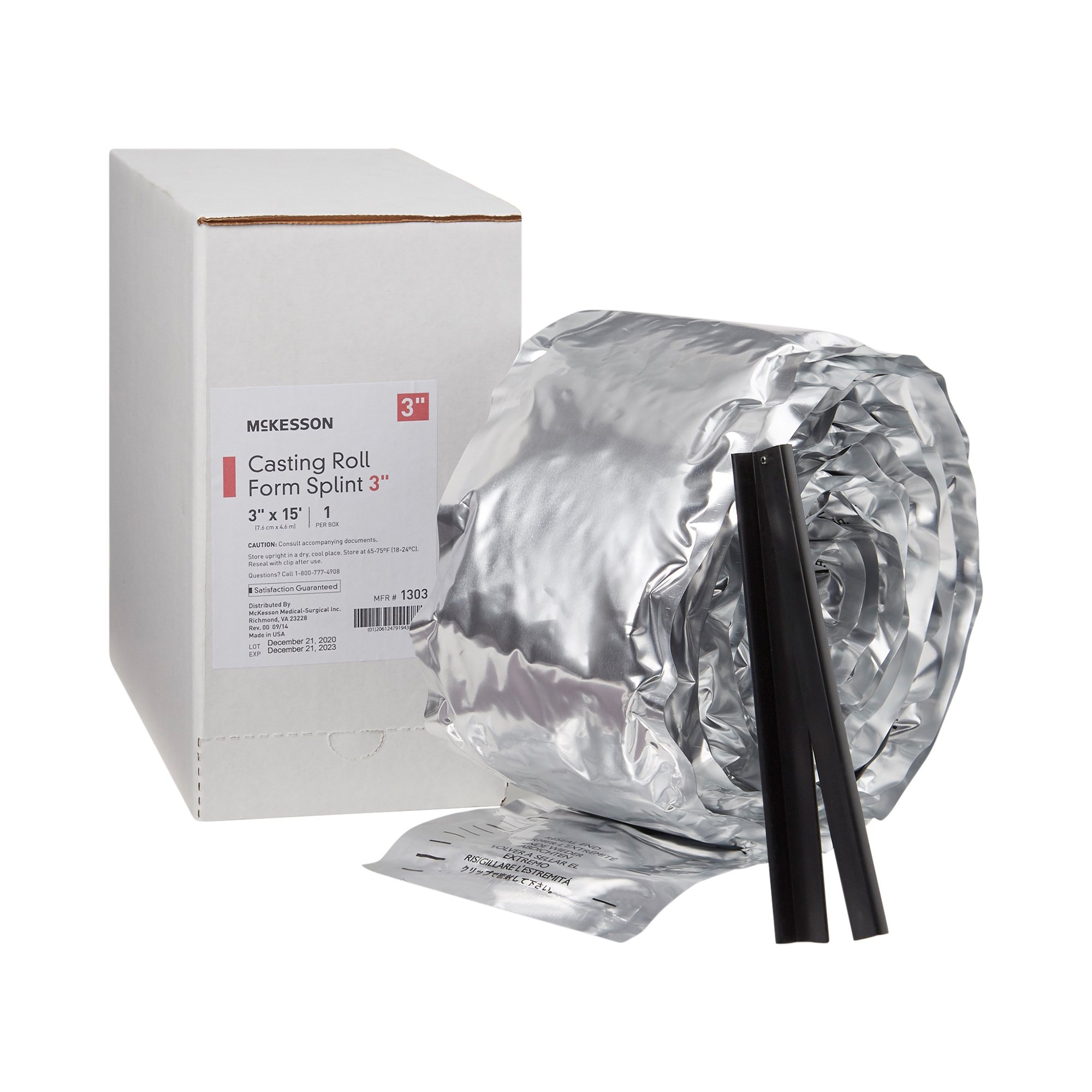 McKesson Brand - 1303 McKesson White Casting Roll Form Splints