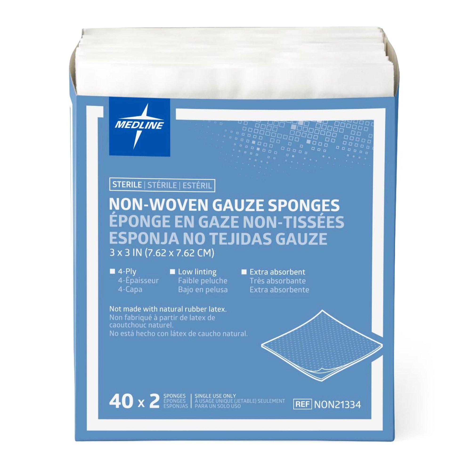 Avant Gauze Nonwoven Sponge NON21334 by Medline