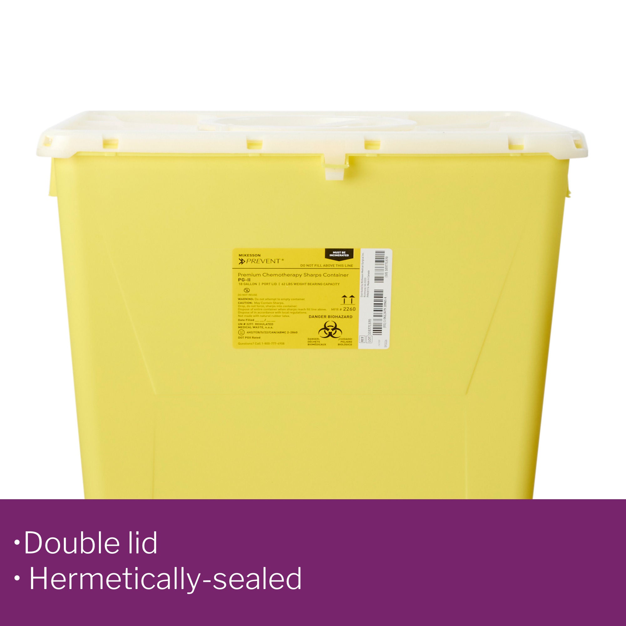 McKesson Prevent Chemotherapy Waste Container 2260 by McKesson Brand