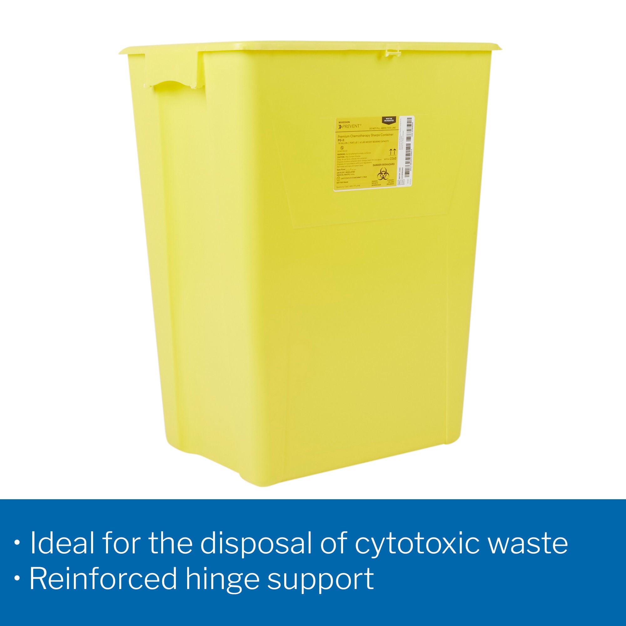McKesson Prevent Chemotherapy Waste Container 2260 by McKesson Brand
