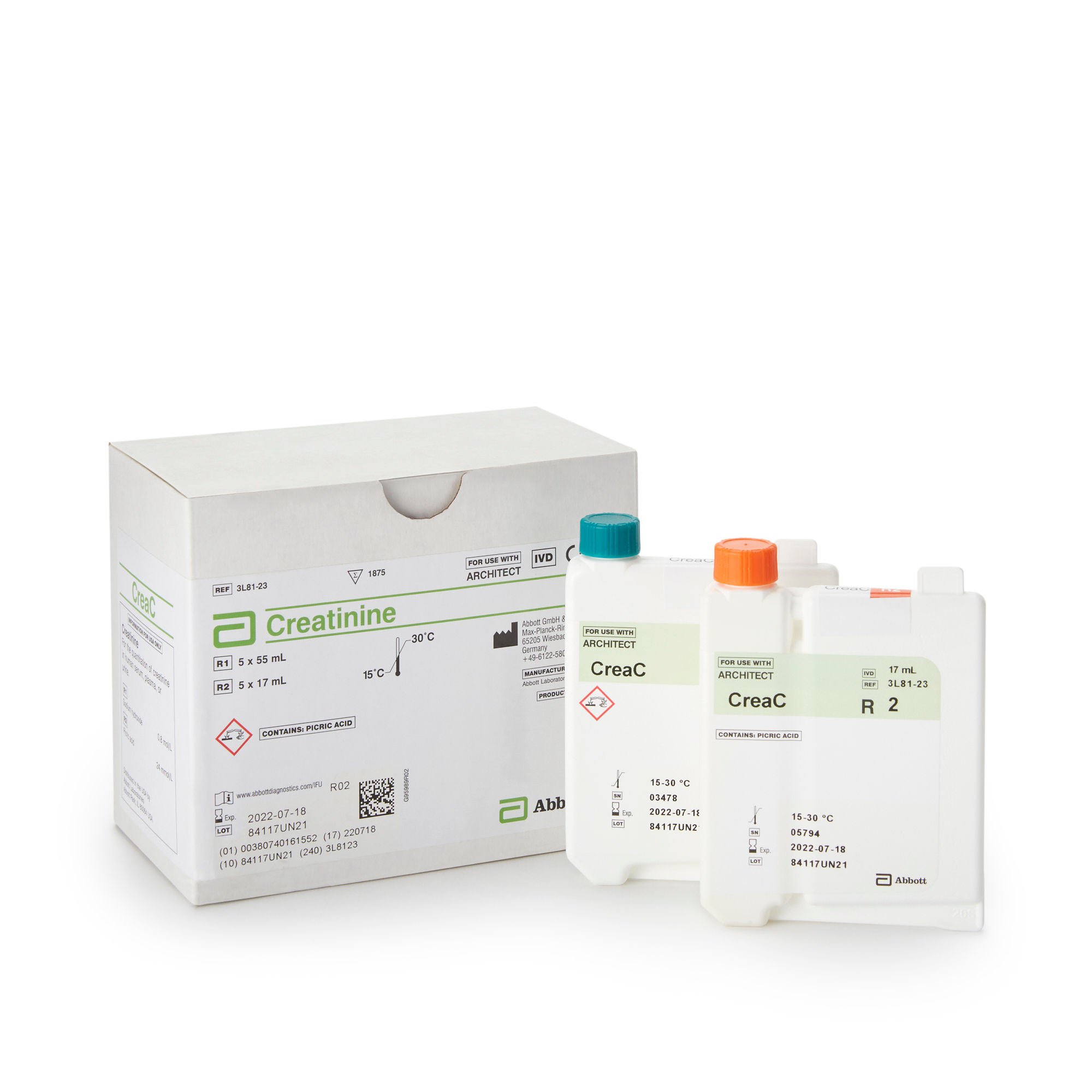 Abbott - 03L8123 Architect™ Reagent for use with Architect c16000 Analyzer