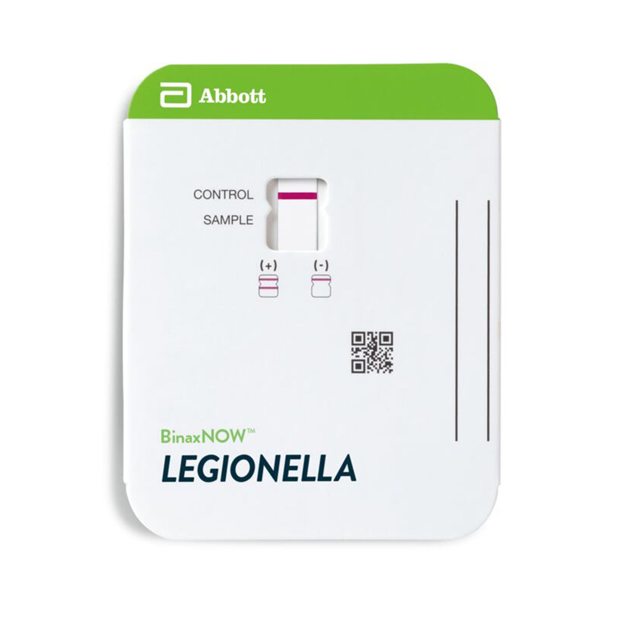 Abbott Rapid Dx North America LLC - 852000 Respiratory Test Kit BinaxNOW™ Legionella Urinary Antigen 22 Tests CLIA Non-Waived