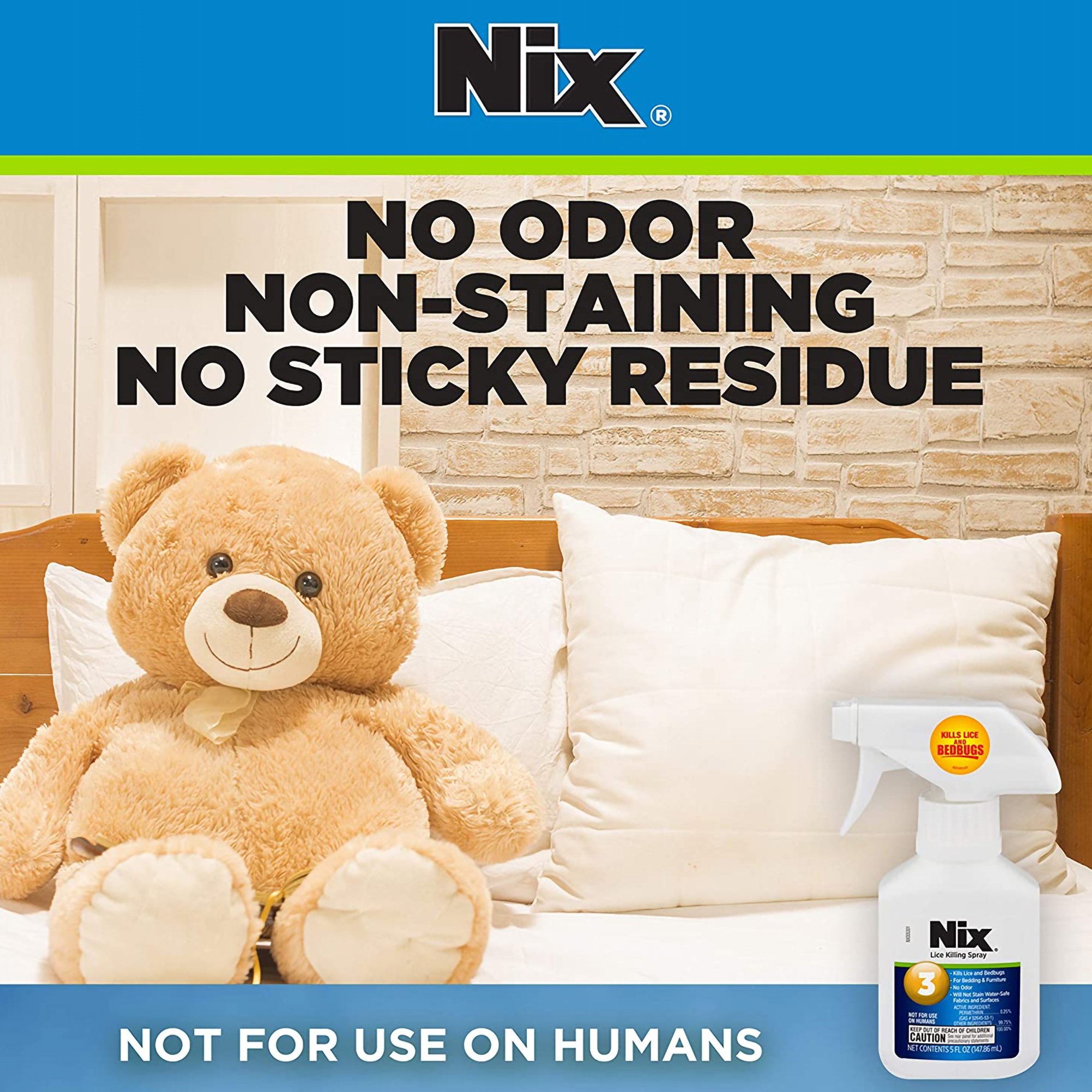 Prestige Medical 63736012001 - Nix® Lice Killing Furniture Treatment Spray, 5-ounce bottle - 1/Each