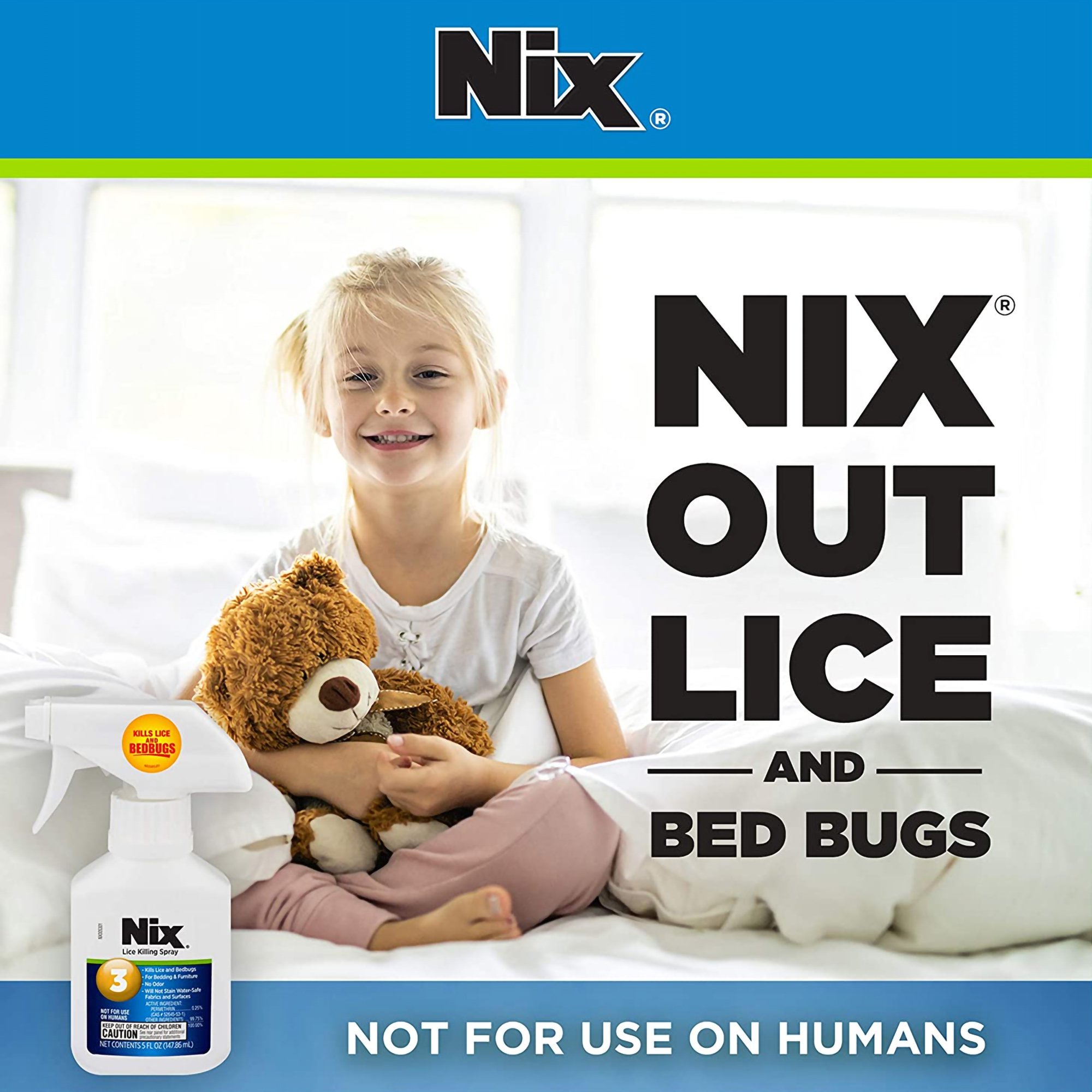 Prestige Medical 63736012001 - Nix® Lice Killing Furniture Treatment Spray, 5-ounce bottle - 1/Each