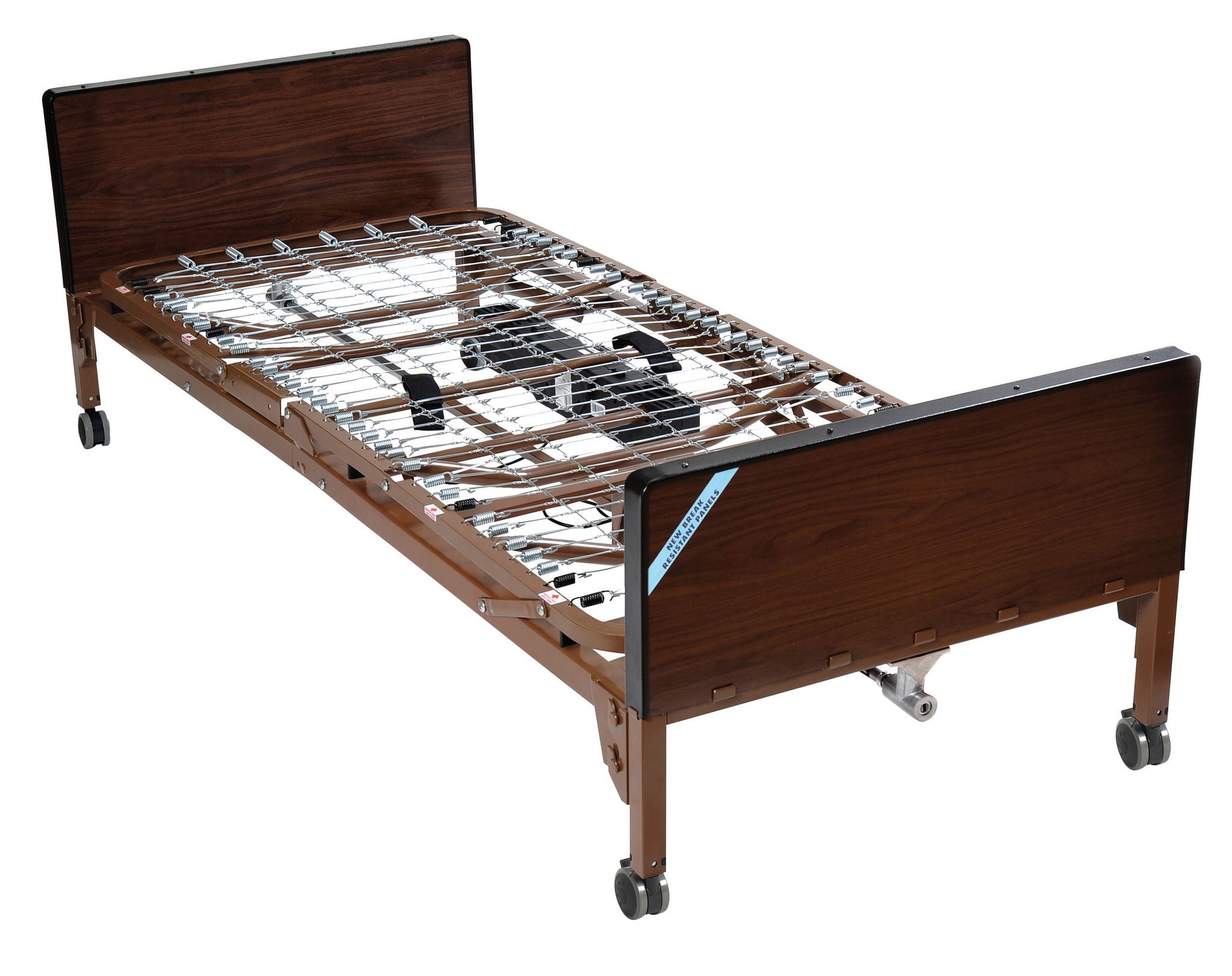 Drive DeVilbiss Healthcare - 15033BV-PKG-1 Electric Bed Home Care 88 Inch Length Spring Deck 3 Functions 12-3/4 to 24 Inch Height Range