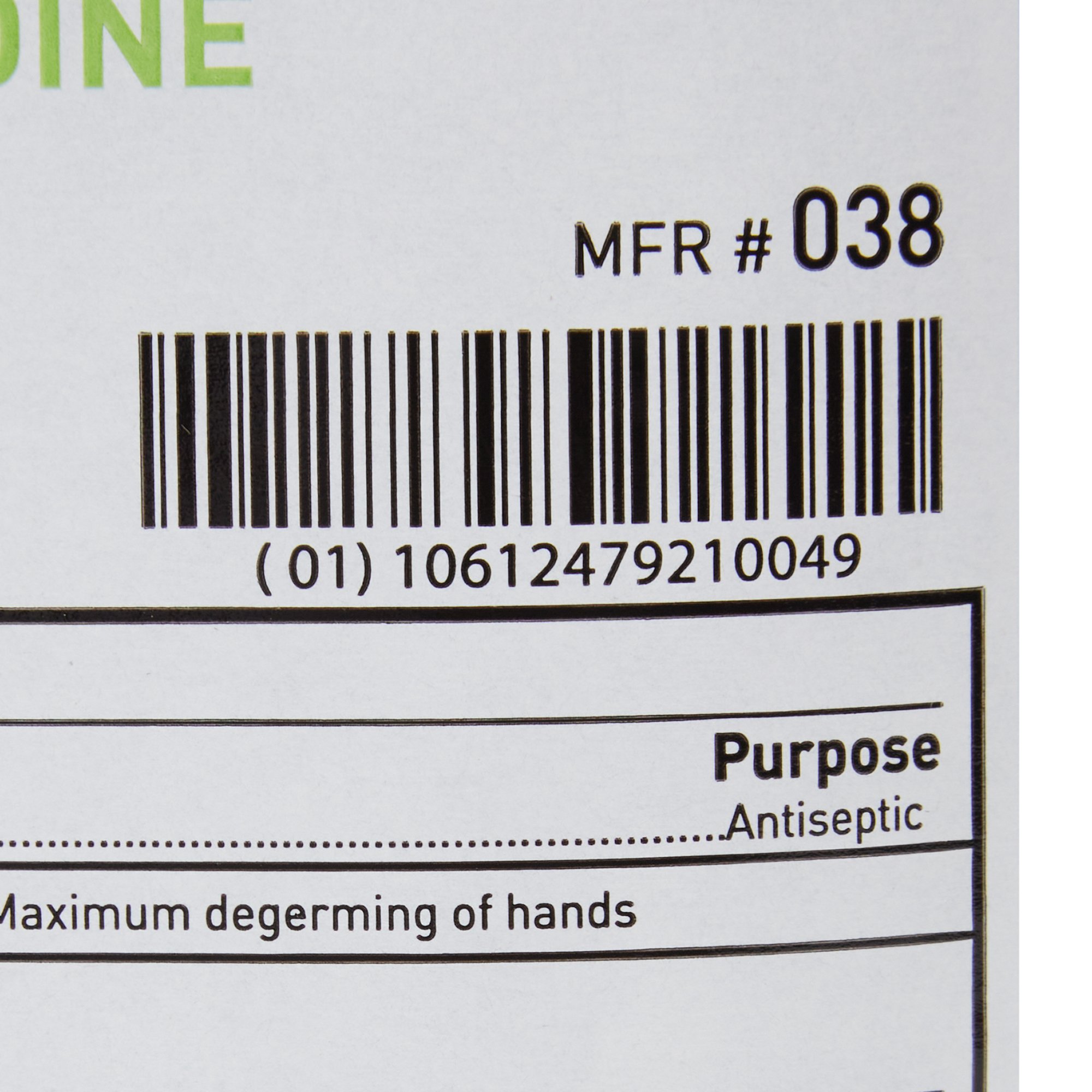 McKesson Brand 038 - McKesson Prep Solution 1 gal. Jug - 1/Each, 4/Case