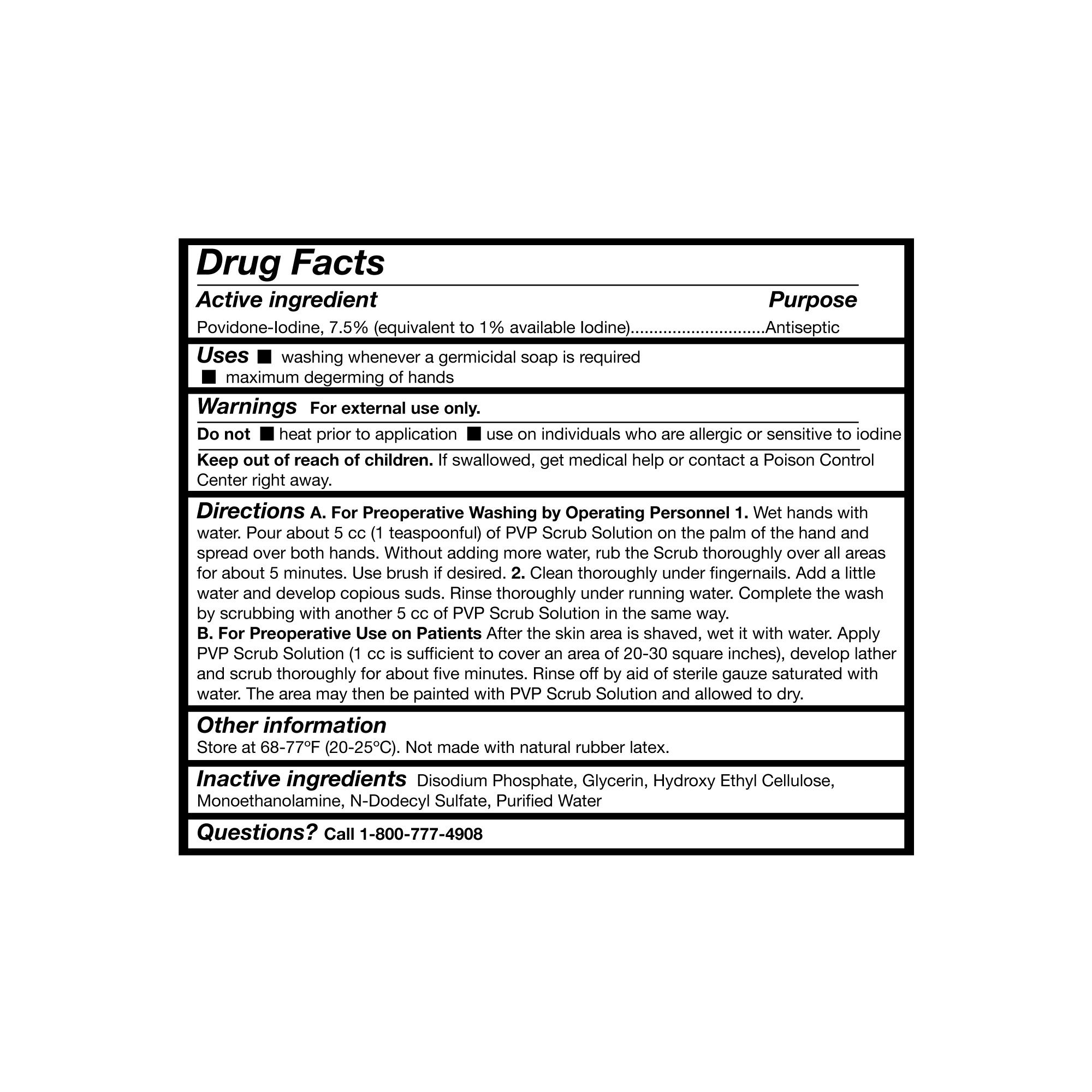McKesson Brand - 038 McKesson Prep Solution 1 gal. Jug