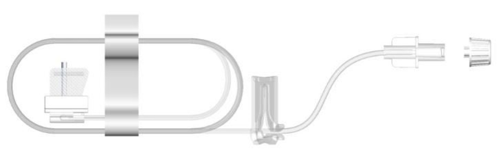 EMED Technologies - SAF-Q-106-S Subcutaneous Infusion Set SAF-Q™ 27 Gauge 6 mm 2 Inch Tubing Without Port