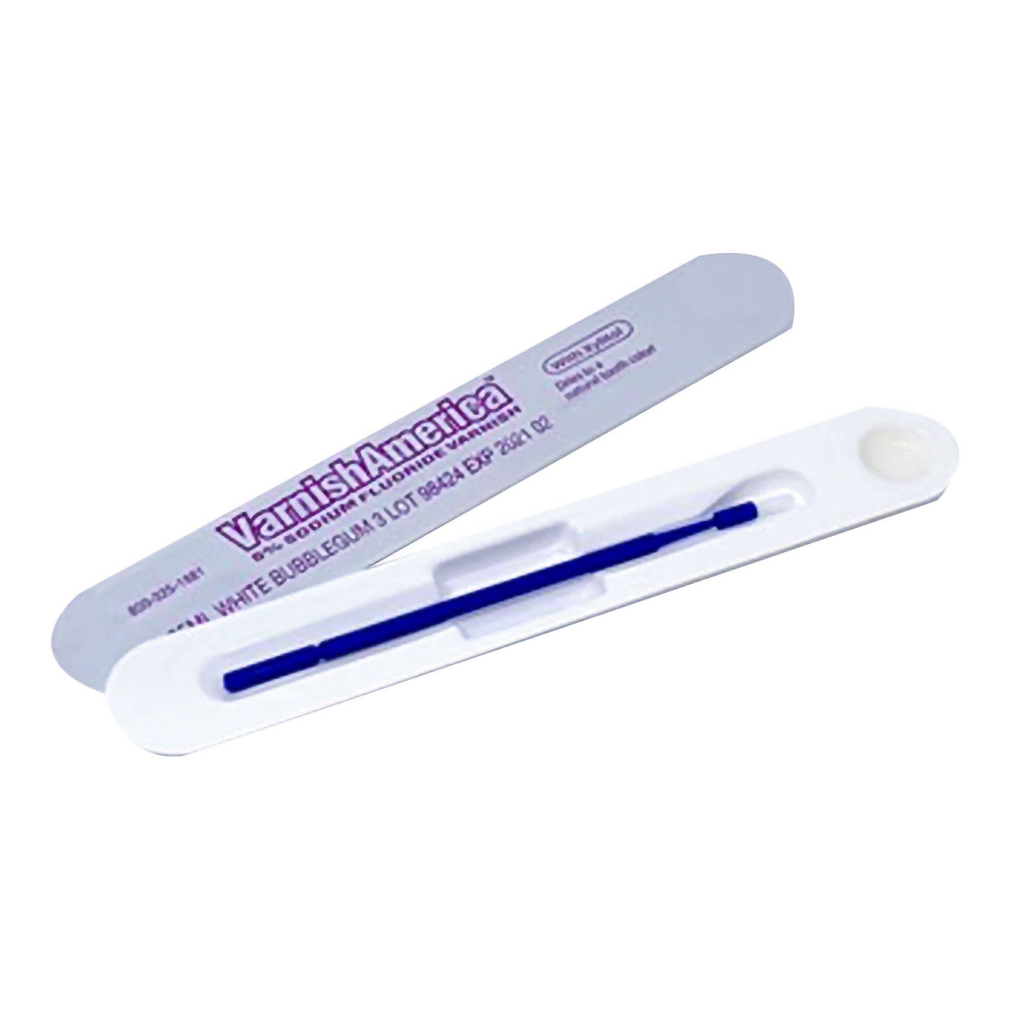 Plak Smacker - 07-0131 VarnishAmerica™ Fluoride Varnish 0.25 mL X 200 per Box Raspberry Flavor