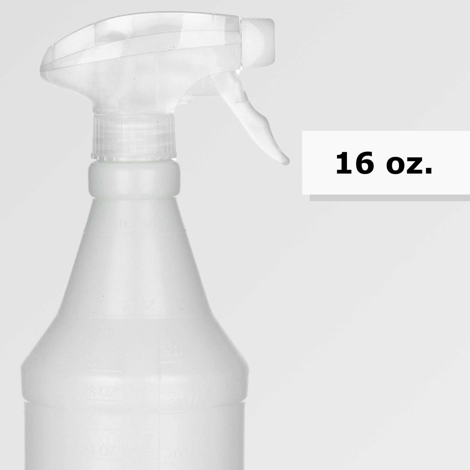 Medical Safety Systems 375-66131000 - Spray Bottle with Trigger Spray Mechanism, 1 Pint Capacity, Made of HDPE - 1/Each