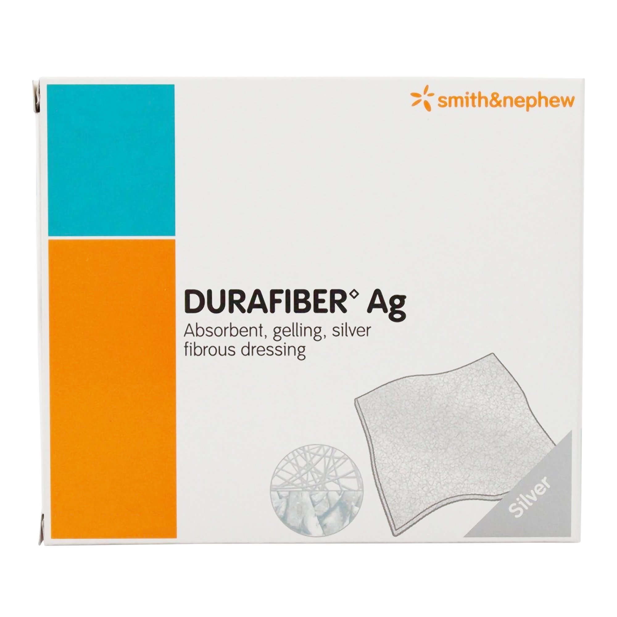 Smith & Nephew - 66800571 Durafiber Ag Silver Dressing