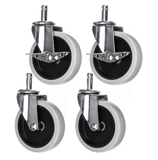 Luxor - 00 80024T Casters with Brakes Luxor For use with Luxor Carts