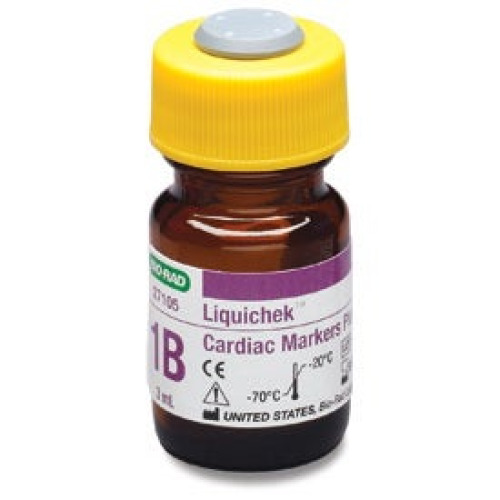 Bio-Rad Laboratories - 27105 Assayed Control Liquichek™ Cardiac Markers Plus Control LT Level 1B 6 X 3 mL