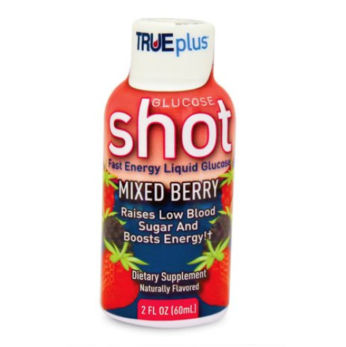 Trividia Health Inc P4H01MB-01 - TRUEplus™ Fast Energy Liquid Glucose Shot Dietary Supplement , 2-ounce bottle - 1/Each, 72/Case