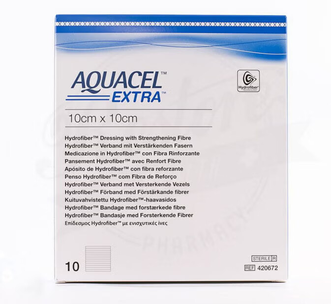 ConvaTec - 420679 Silver Dressing Aquacel® Ag Extra™ Rectangle Sterile