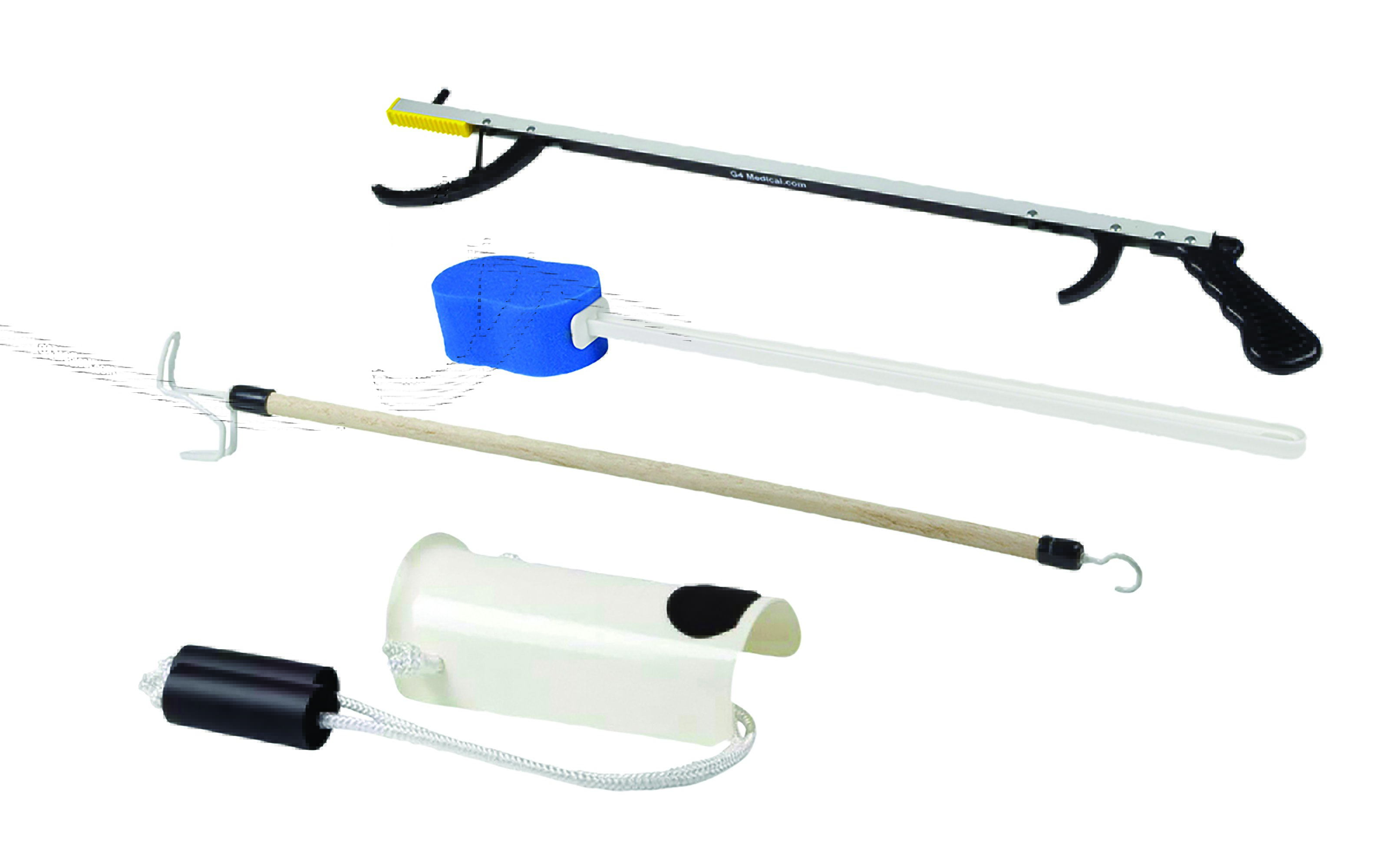 Fabrication Enterprises 86-0084 - FabLife™ Hip Kit with 26 Inch Reacher and 24 Inch Dressing Stick - 1/Each
