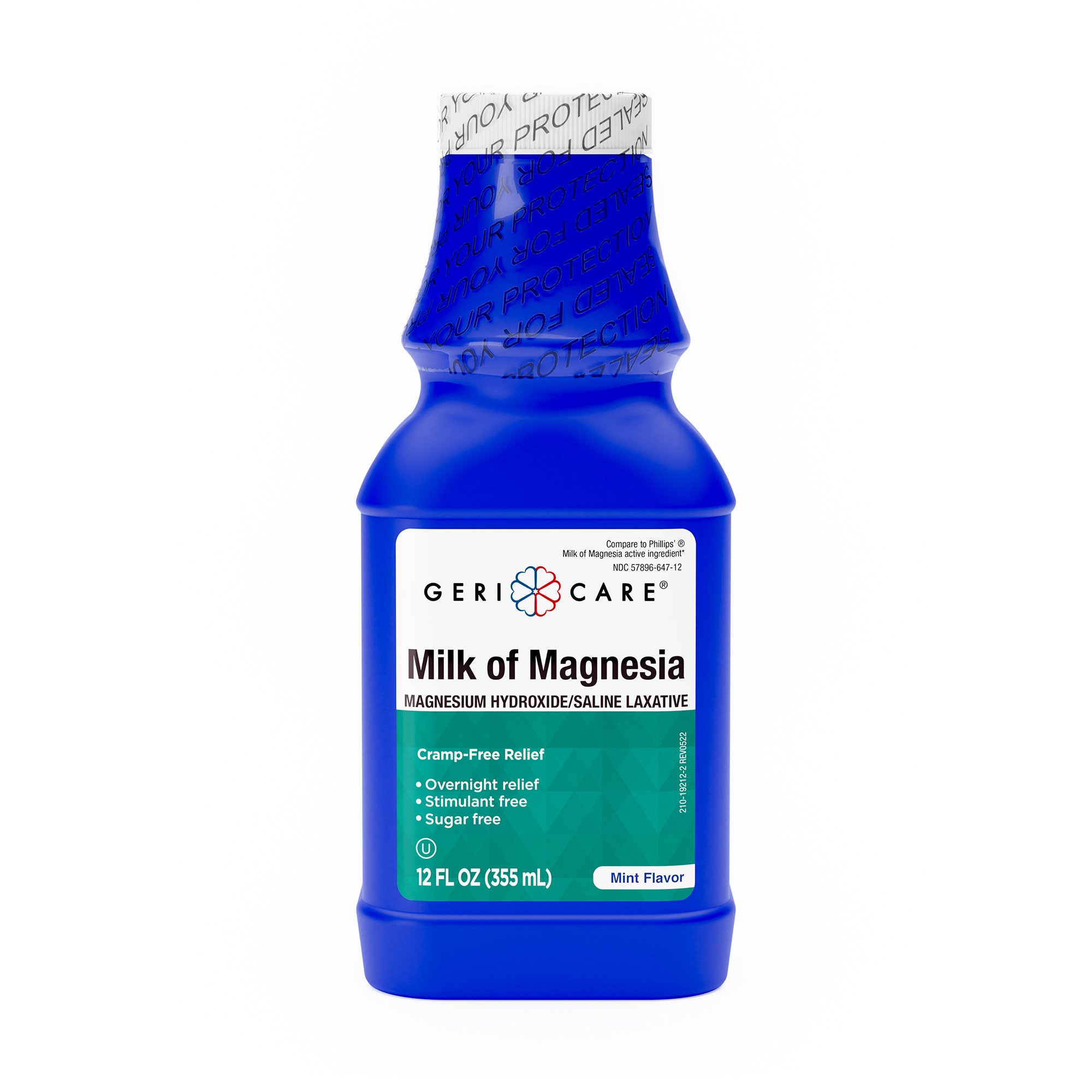 Geri-Care - QMOM-MNT-12-GCP Geri-Care® Magnesium Hydroxide Laxative