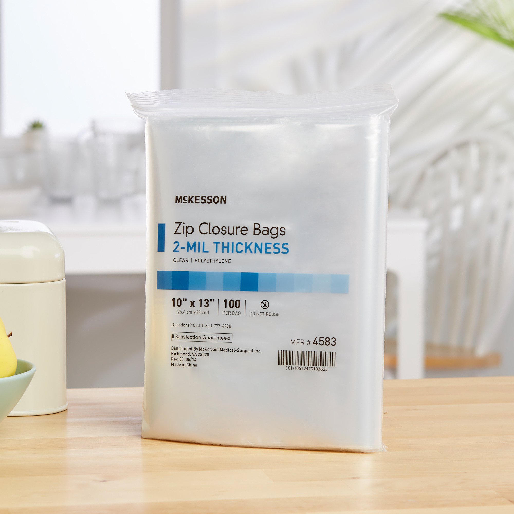 McKesson Brand - 4583 McKesson Zip Closure Bag