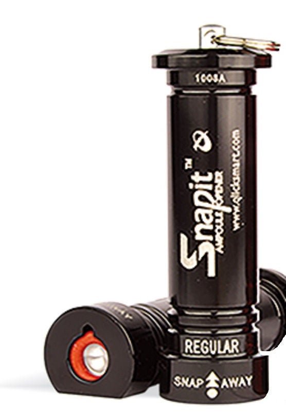 Myco Medical Supplies - TE-01R Snapit™ Trolley Ampoule Opener 1 to 2 mL, 5 to 10 mL, 10 to 15 mL, Black, Regular