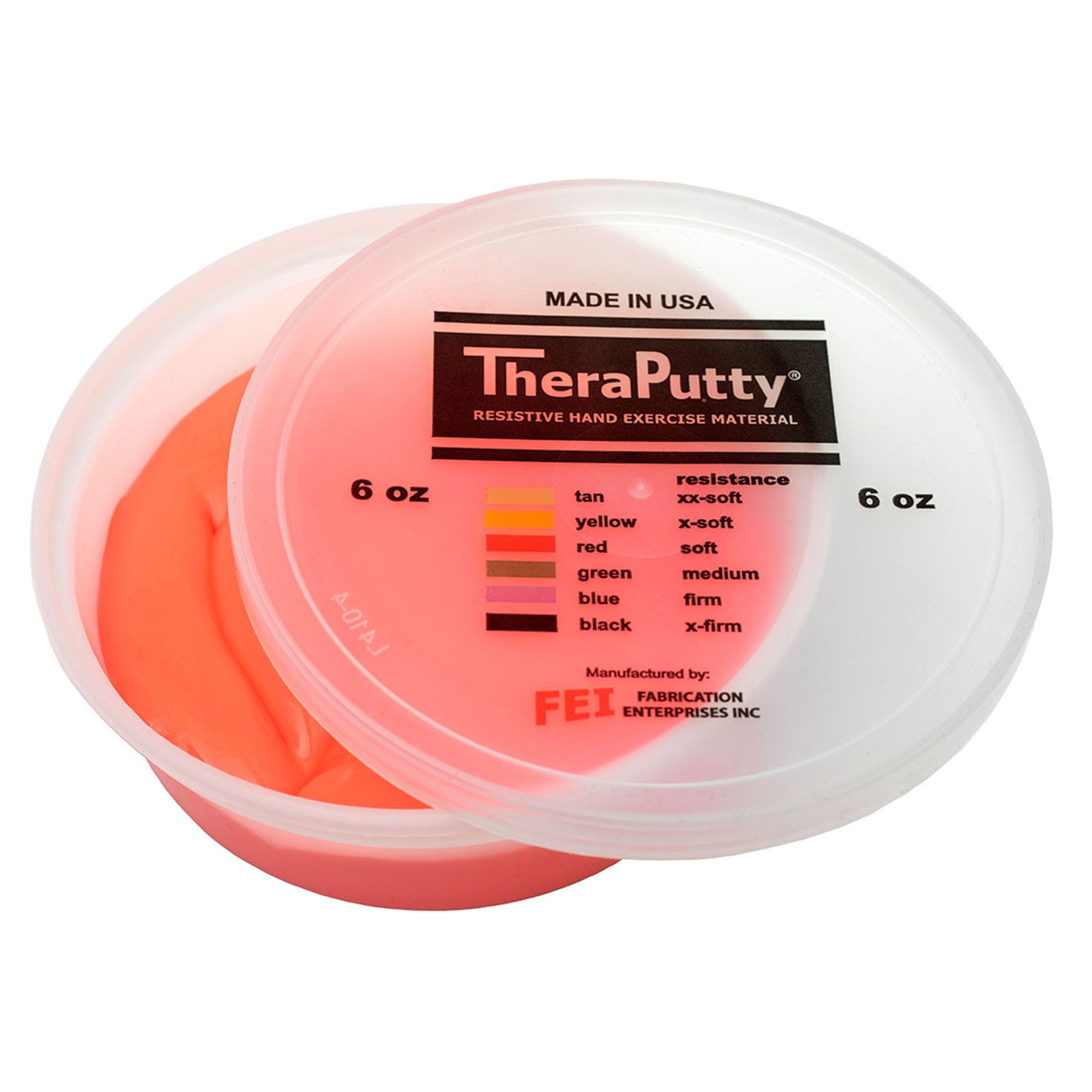 Fabrication Enterprises - 10-0911 Therapy Putty CanDo® TheraPutty® Soft 6 oz.