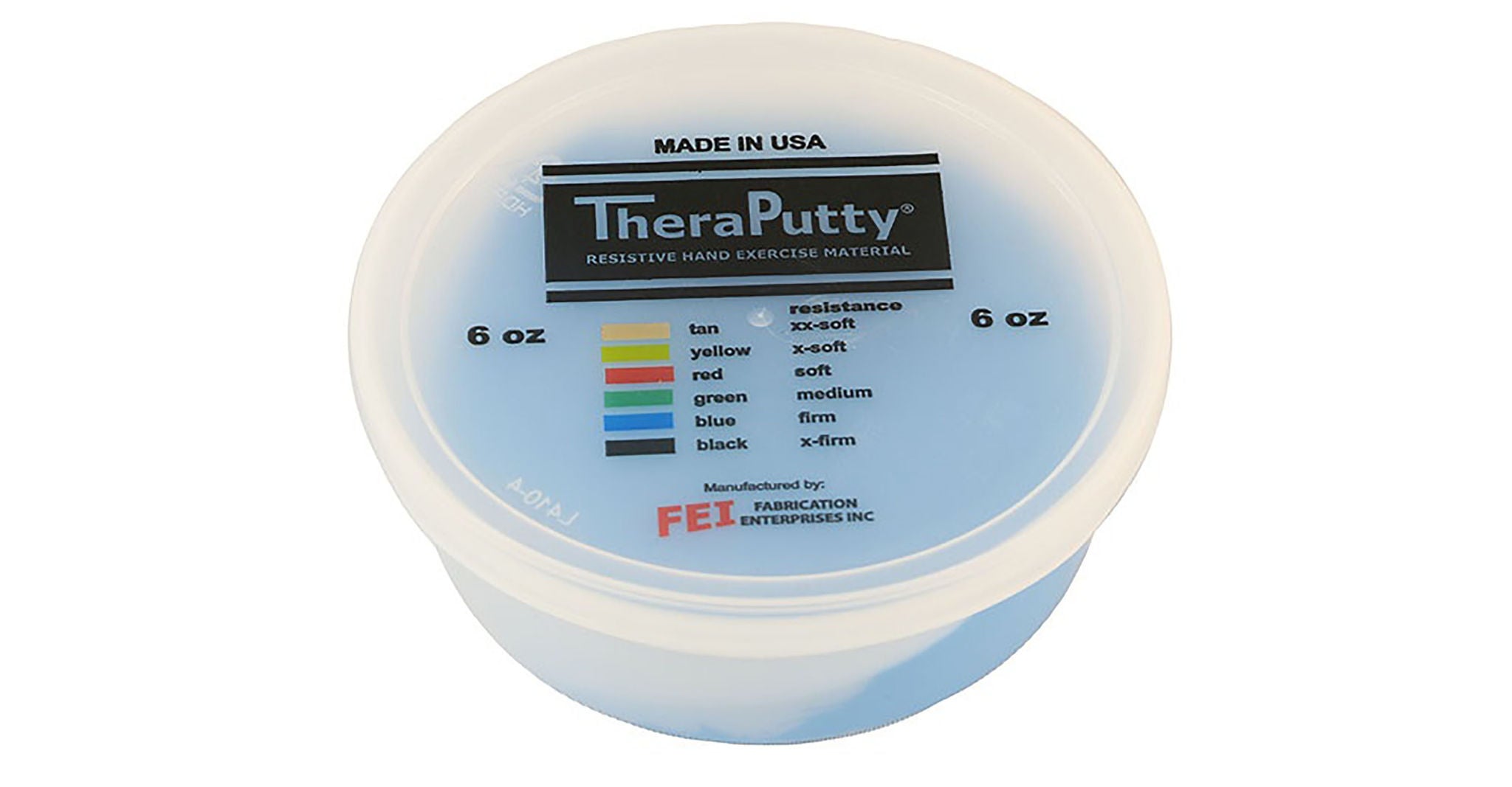Fabrication Enterprises - 10-0913 Therapy Putty CanDo® TheraPutty® Firm 6 oz.