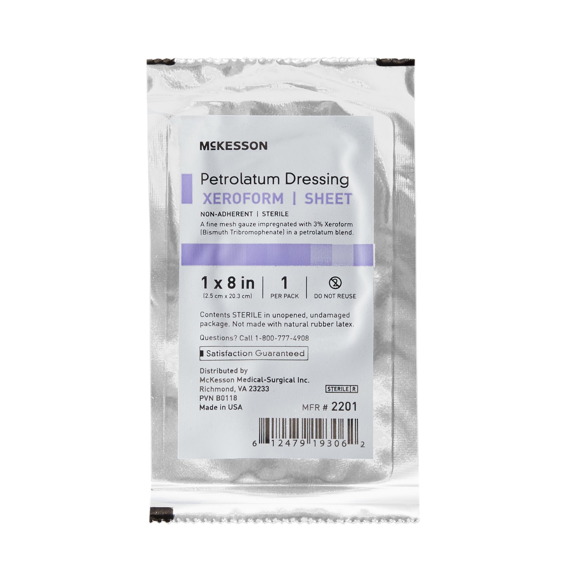 McKesson Brand - 2201 McKesson Xeroform Petrolatum Impregnated Dressing
