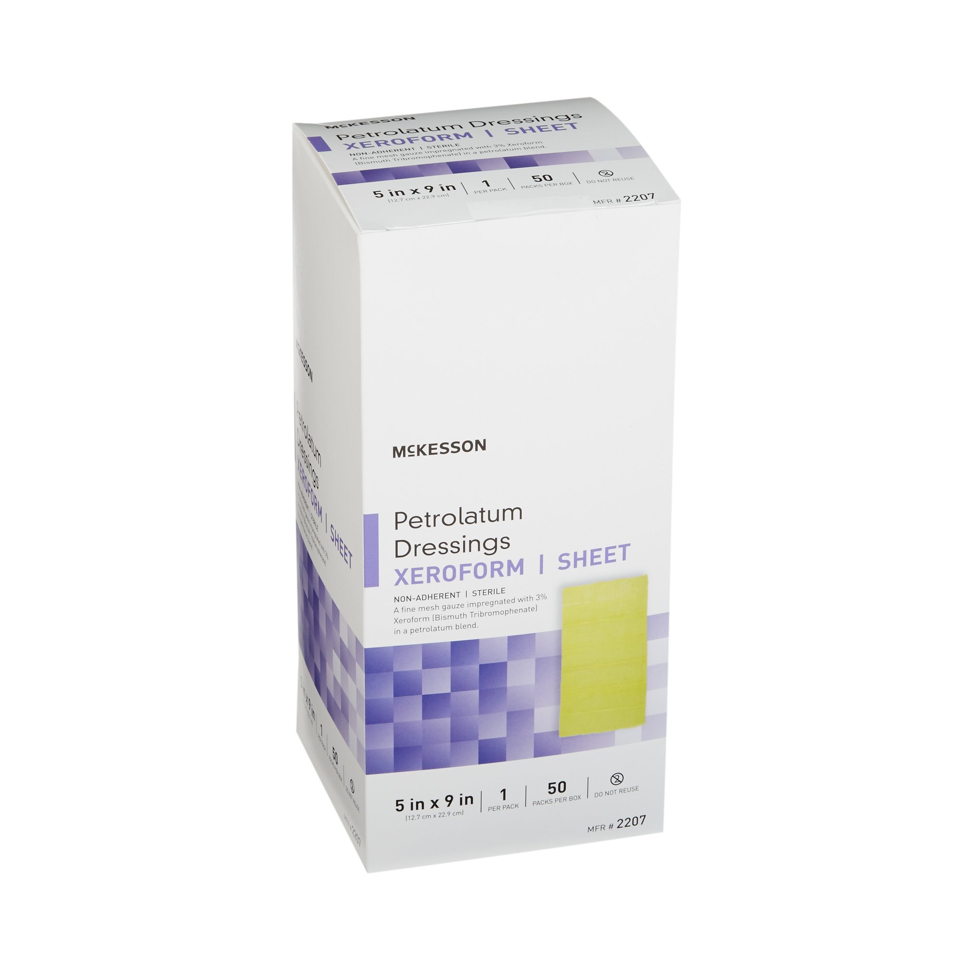 McKesson Brand - 2207 McKesson Xeroform Petrolatum Impregnated Dressing