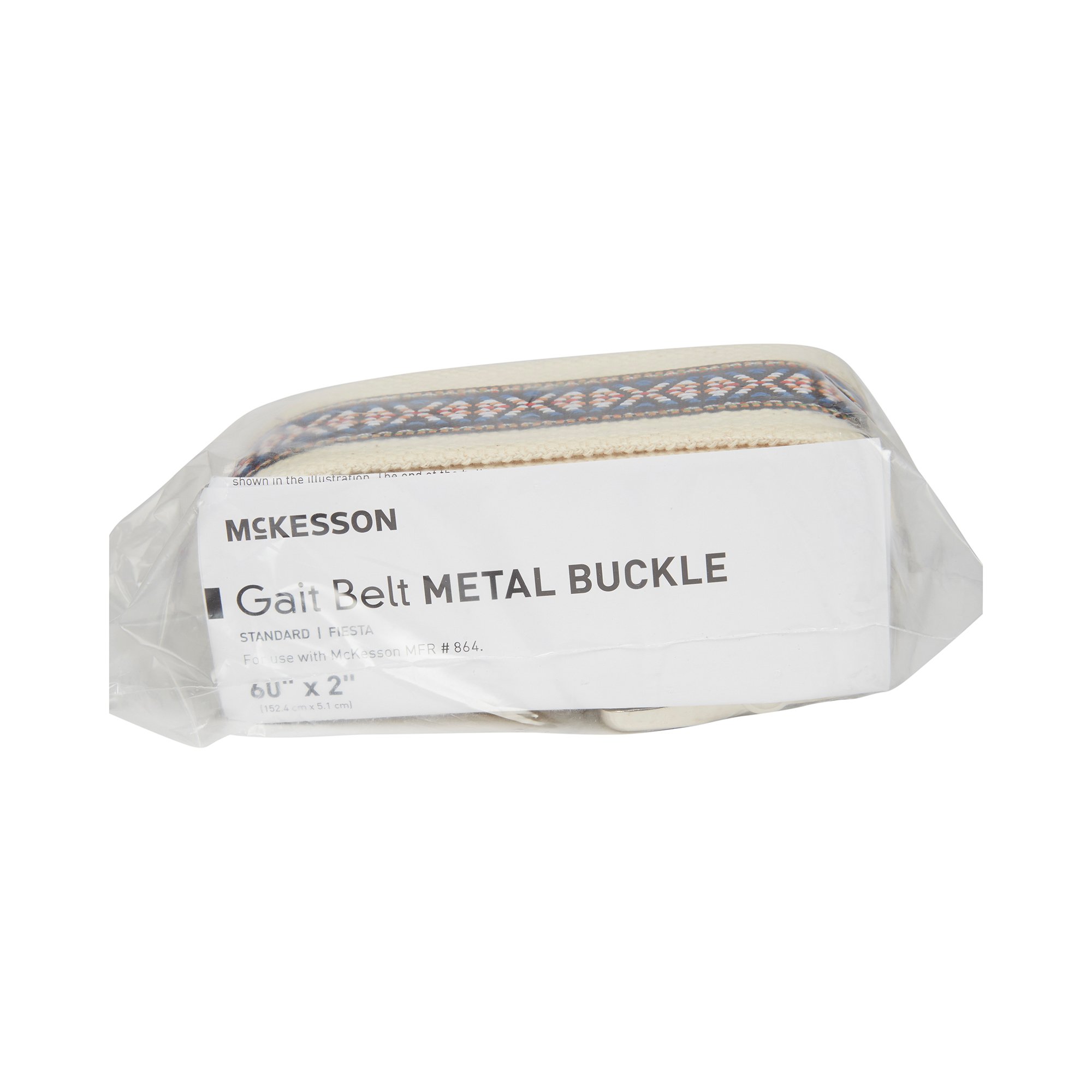 McKesson Brand 864 - McKesson Fiesta Design Gait Belt, 60 Inch - 1/Each, 48/Case