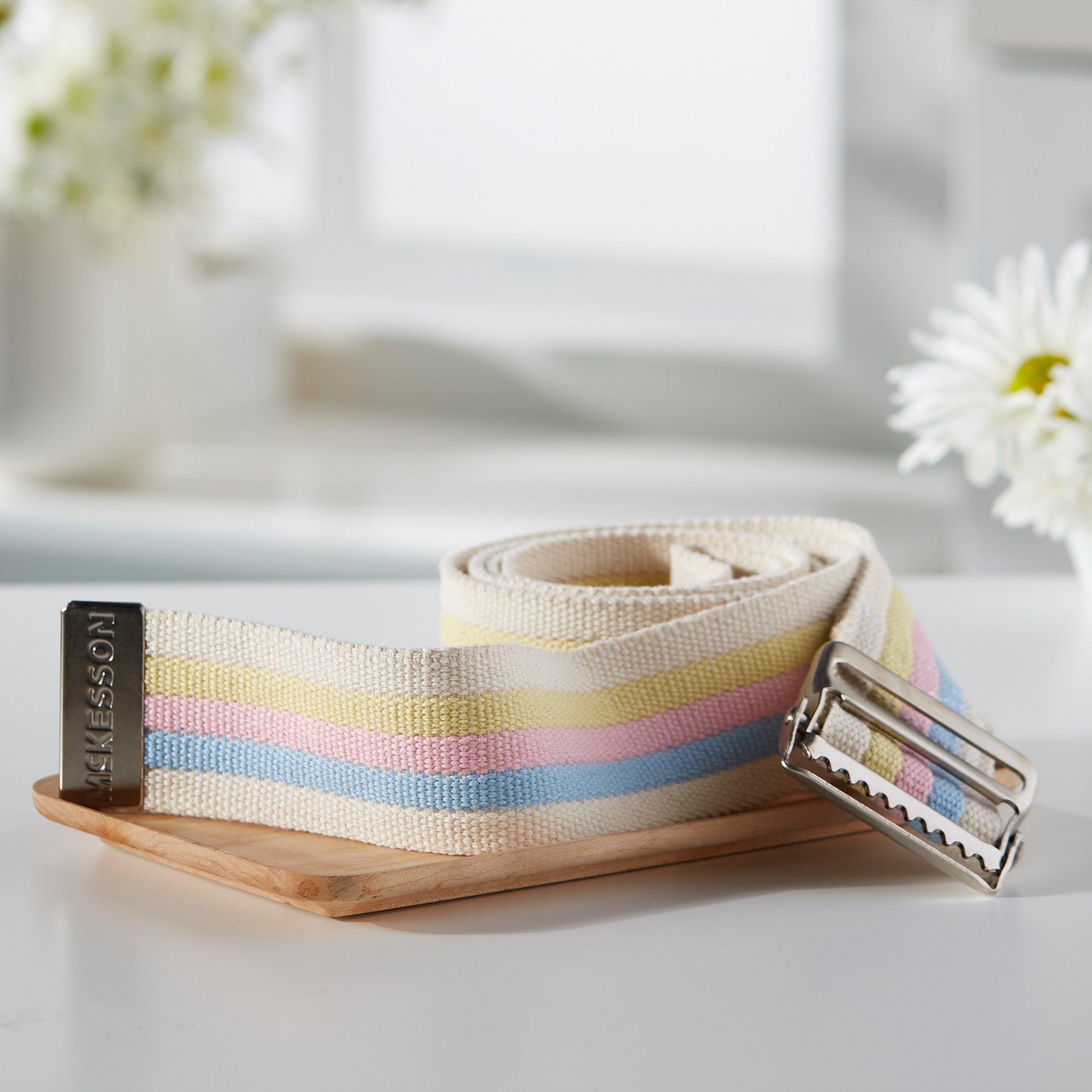 McKesson Brand 857 - McKesson Pastel Stripe Gait Belt, 60 Inch - 1/Each, 48/Case