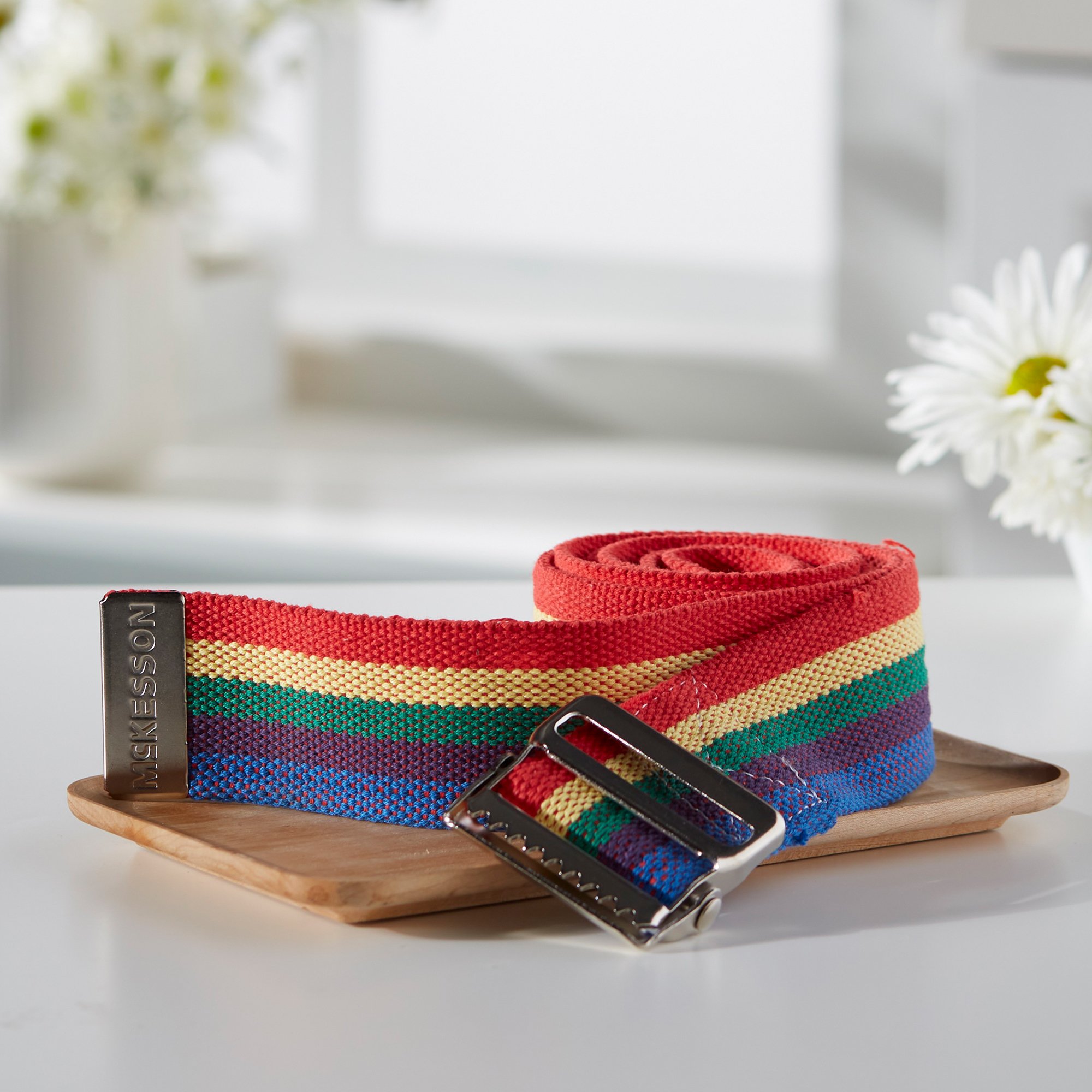 McKesson Brand 863 - McKesson Rainbow Design Gait Belt, 60 Inch - 1/Each, 48/Case