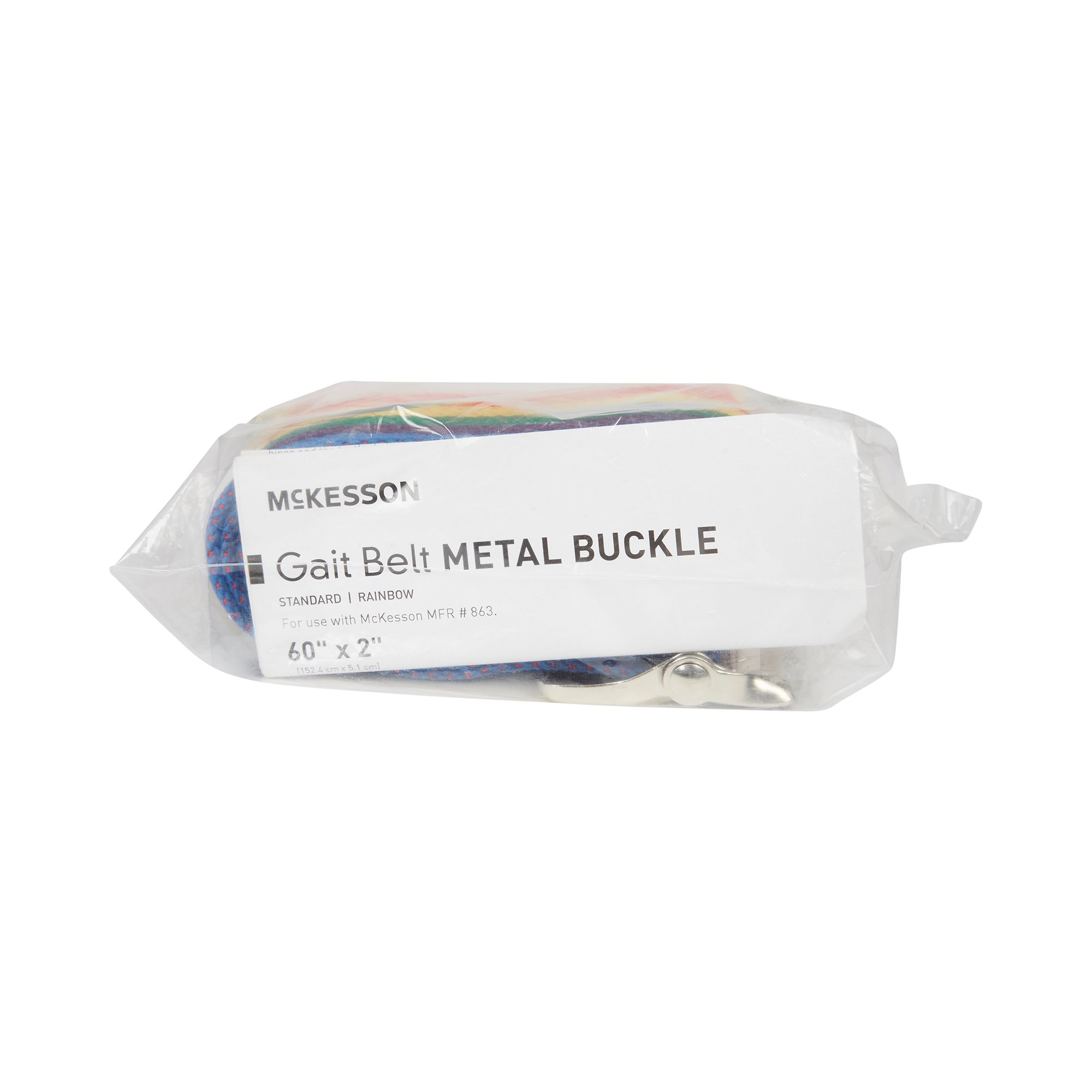 McKesson Brand - 863 McKesson Rainbow Design Gait Belt