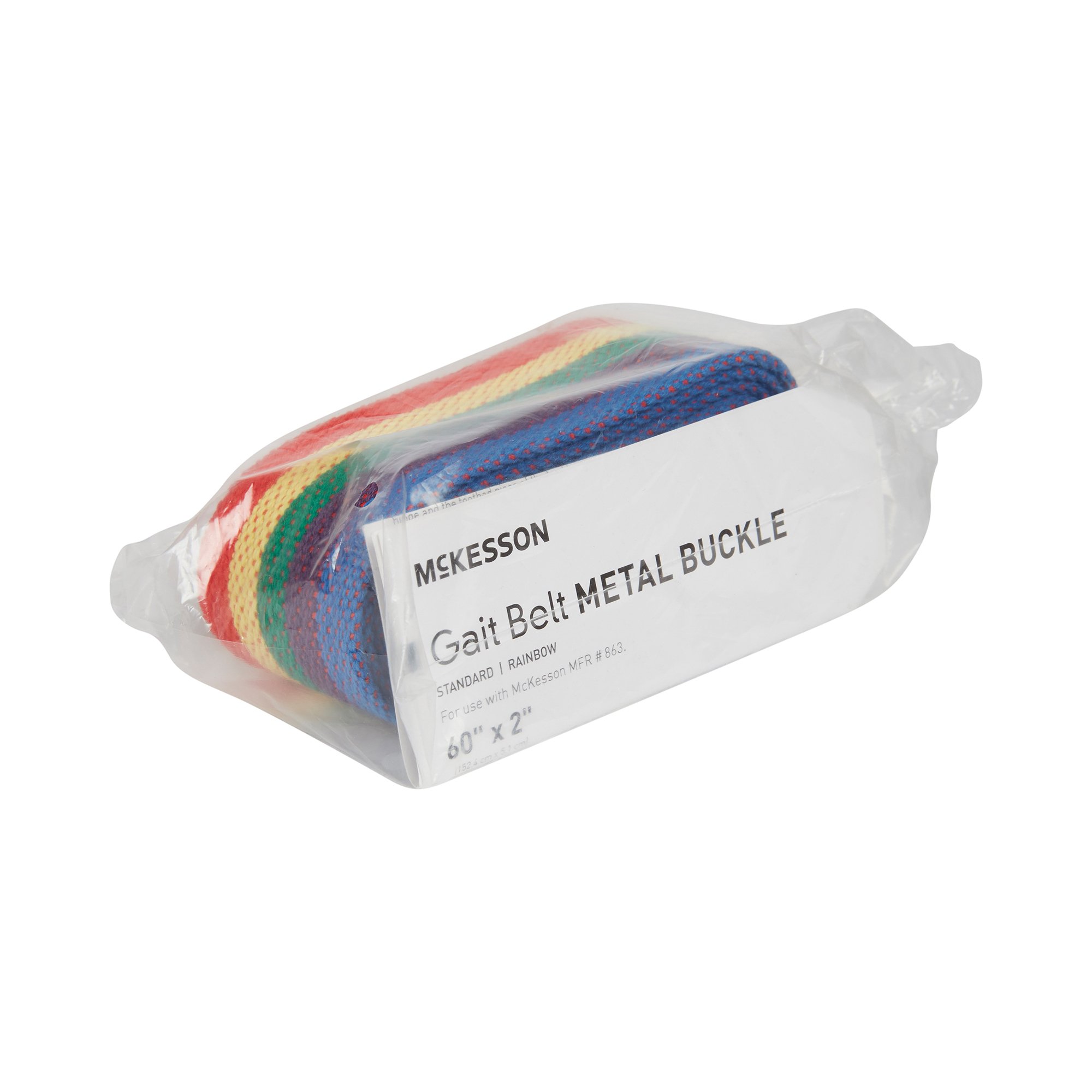 McKesson Brand - 863 McKesson Rainbow Design Gait Belt