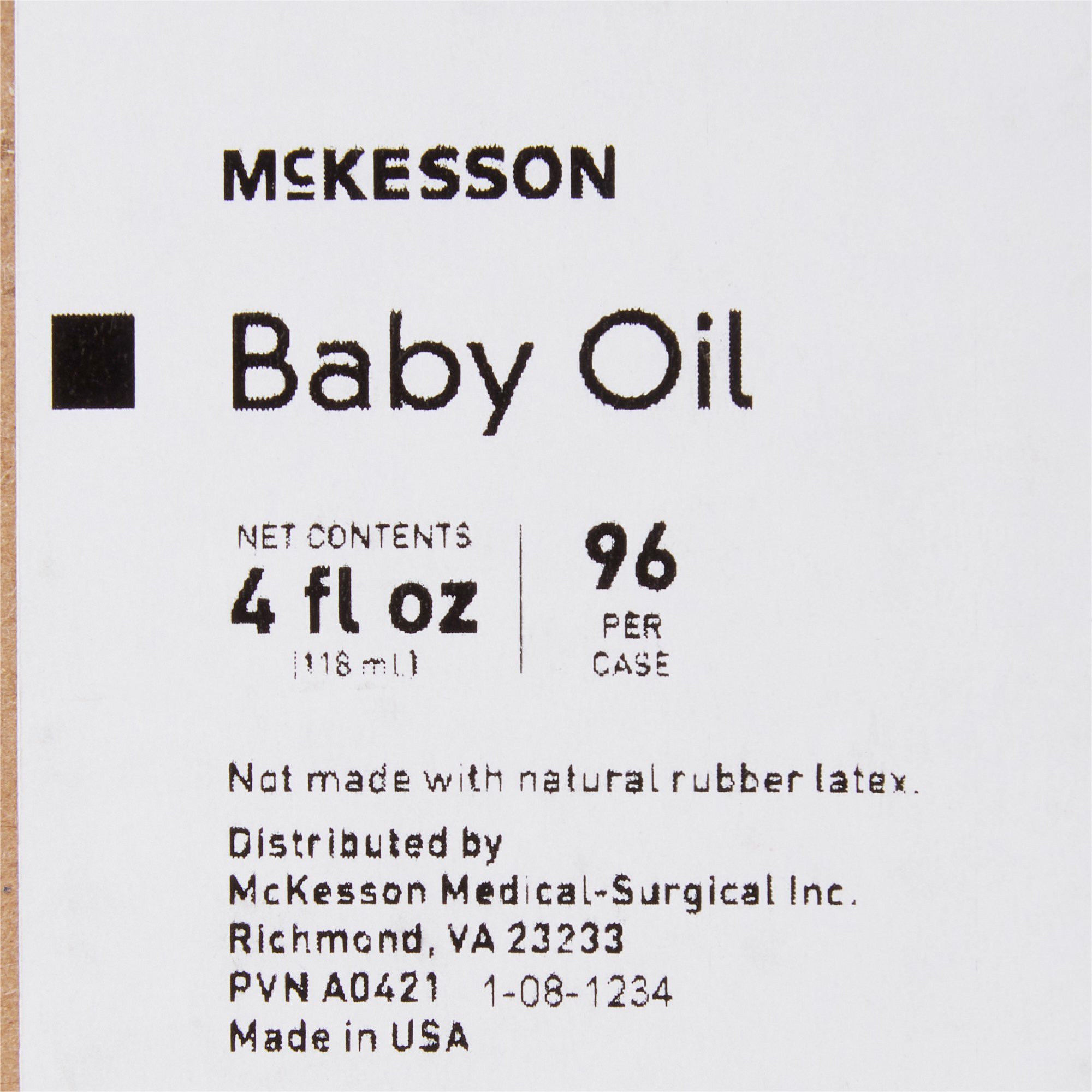 McKesson Brand 16-6399 - McKesson Baby Oil - 1/Each, 96/Case