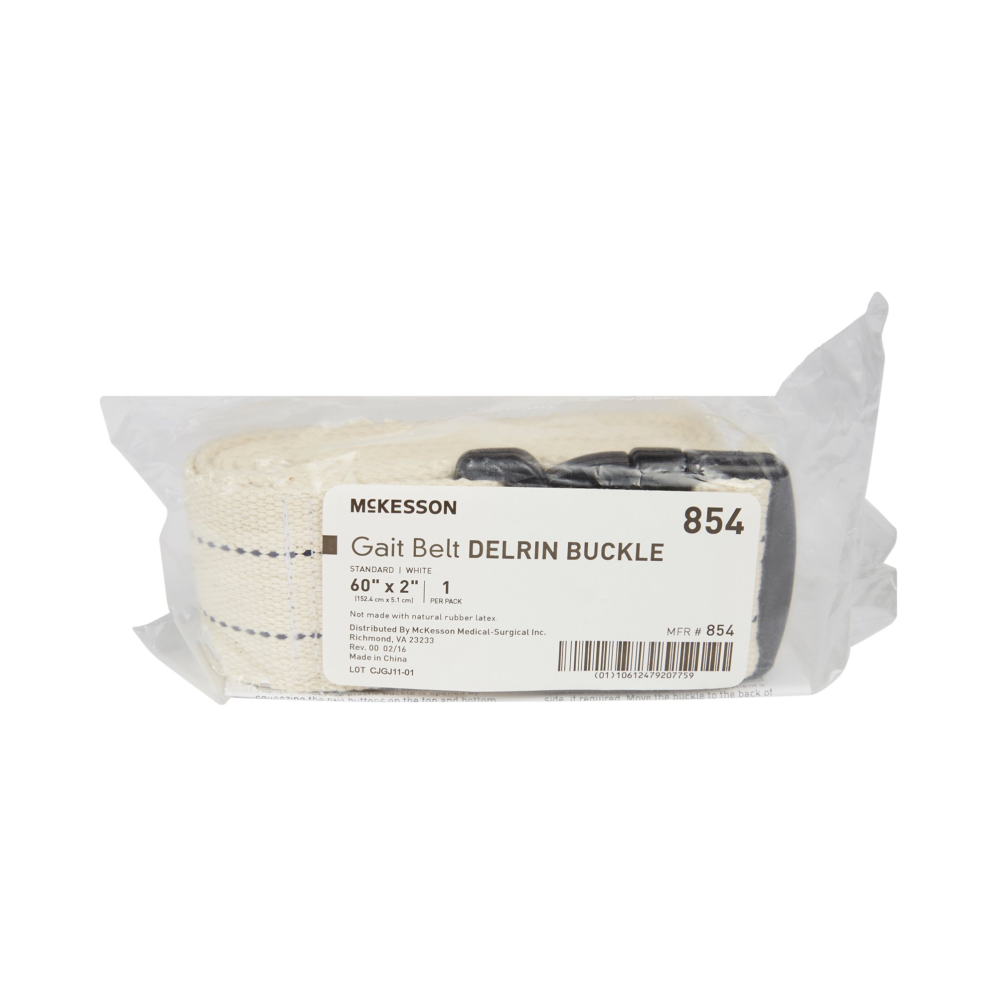 McKesson Brand - 854 McKesson White Gait Belt