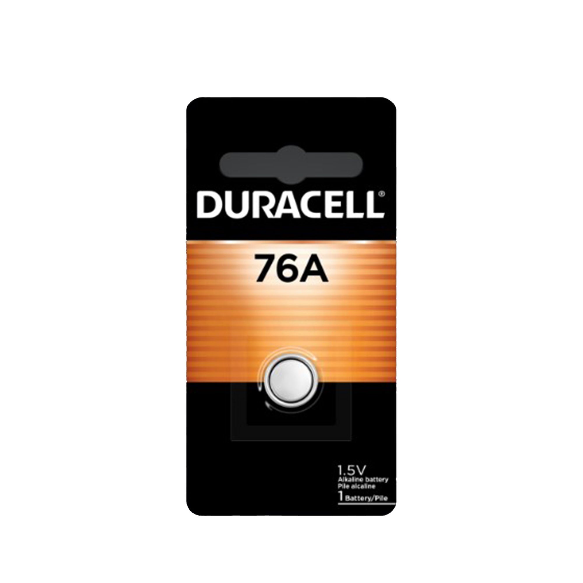 Bulbtronics - 0006777 Alkaline Battery Duracell® 76A Cell 1.5 Volt Disposable 1 Pack