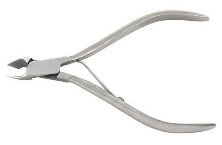 Integra Lifesciences - V940250 Tissue Nipper Vantage® Convex Jaw 4-1/2 Inch Length Stainless Steel