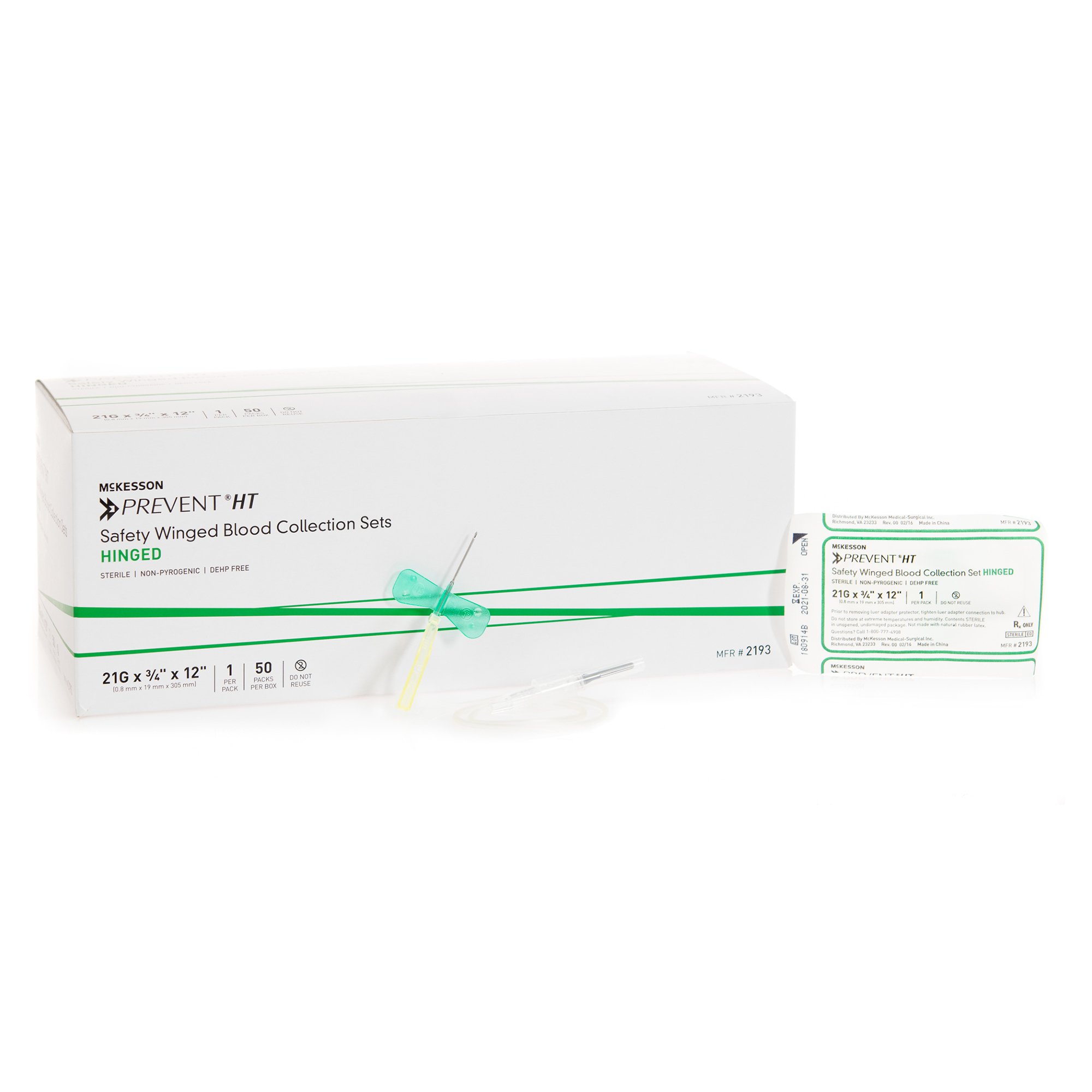 McKesson Brand - 2193 McKesson Prevent® Blood Collection Set