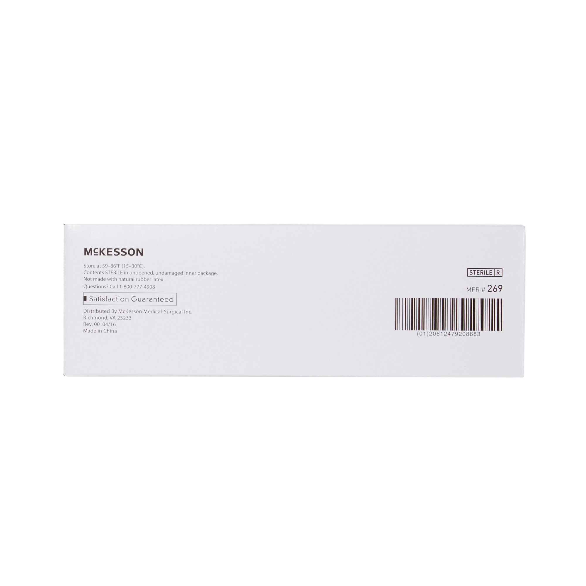 McKesson Brand 269 - McKesson Benzalkonium Chloride Antiseptic Skin Wipes - 1/Each, 100/Box, 1000/Case