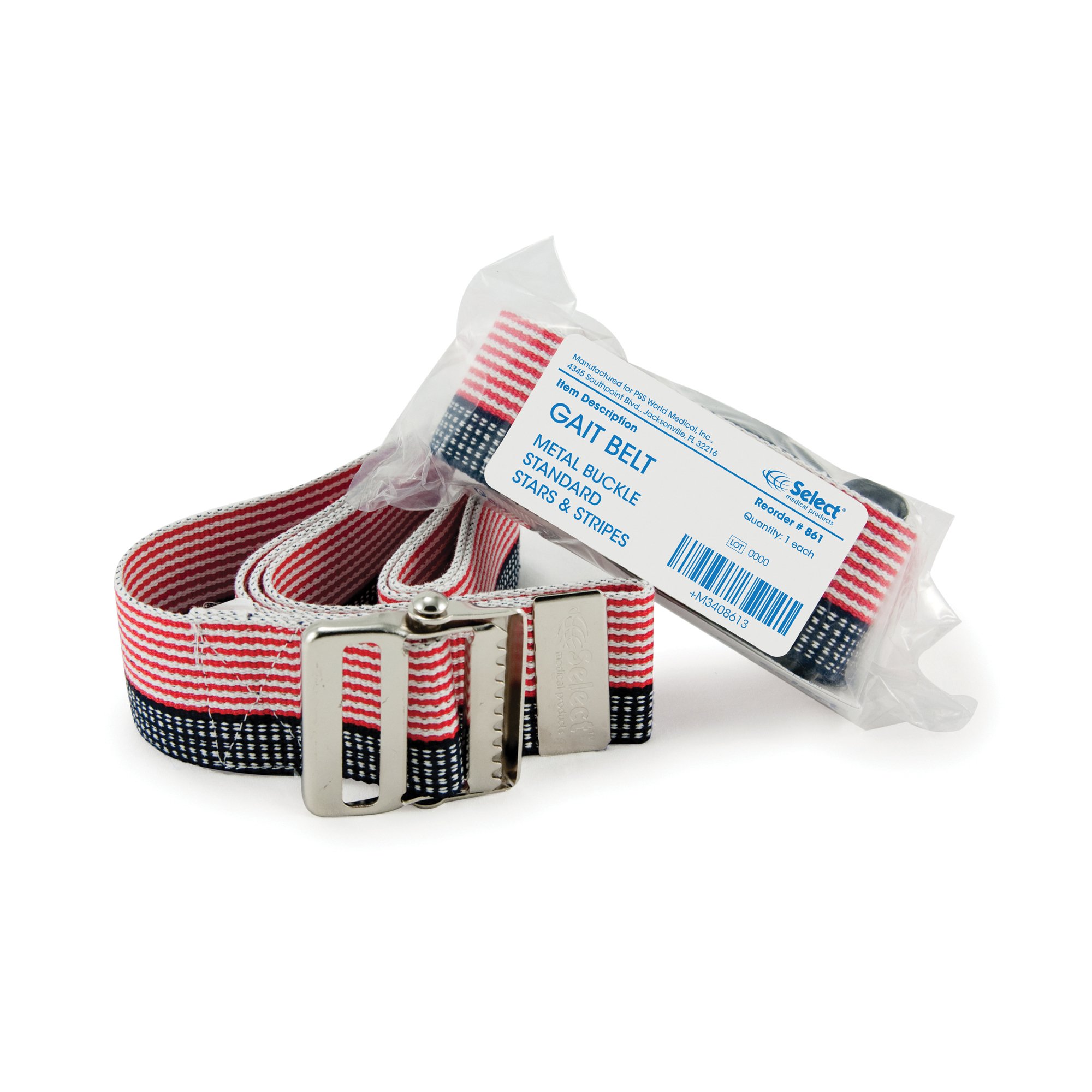 McKesson Brand - 861 McKesson Stars and Stripes Gait Belt