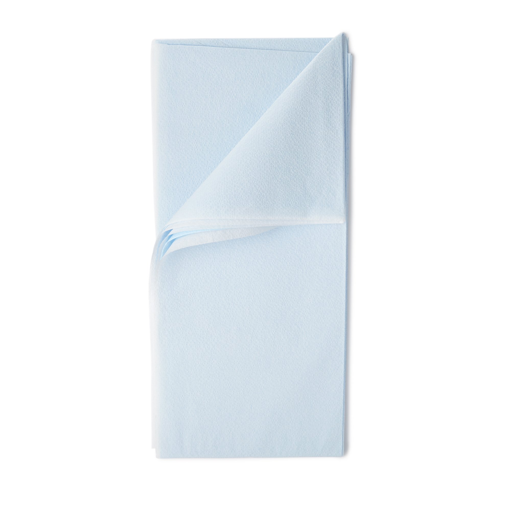 Graham Medical Products 52166 - Graham Medical Blue / White Flat Stretcher Sheet, 40 x 90 Inch - 50/Case
