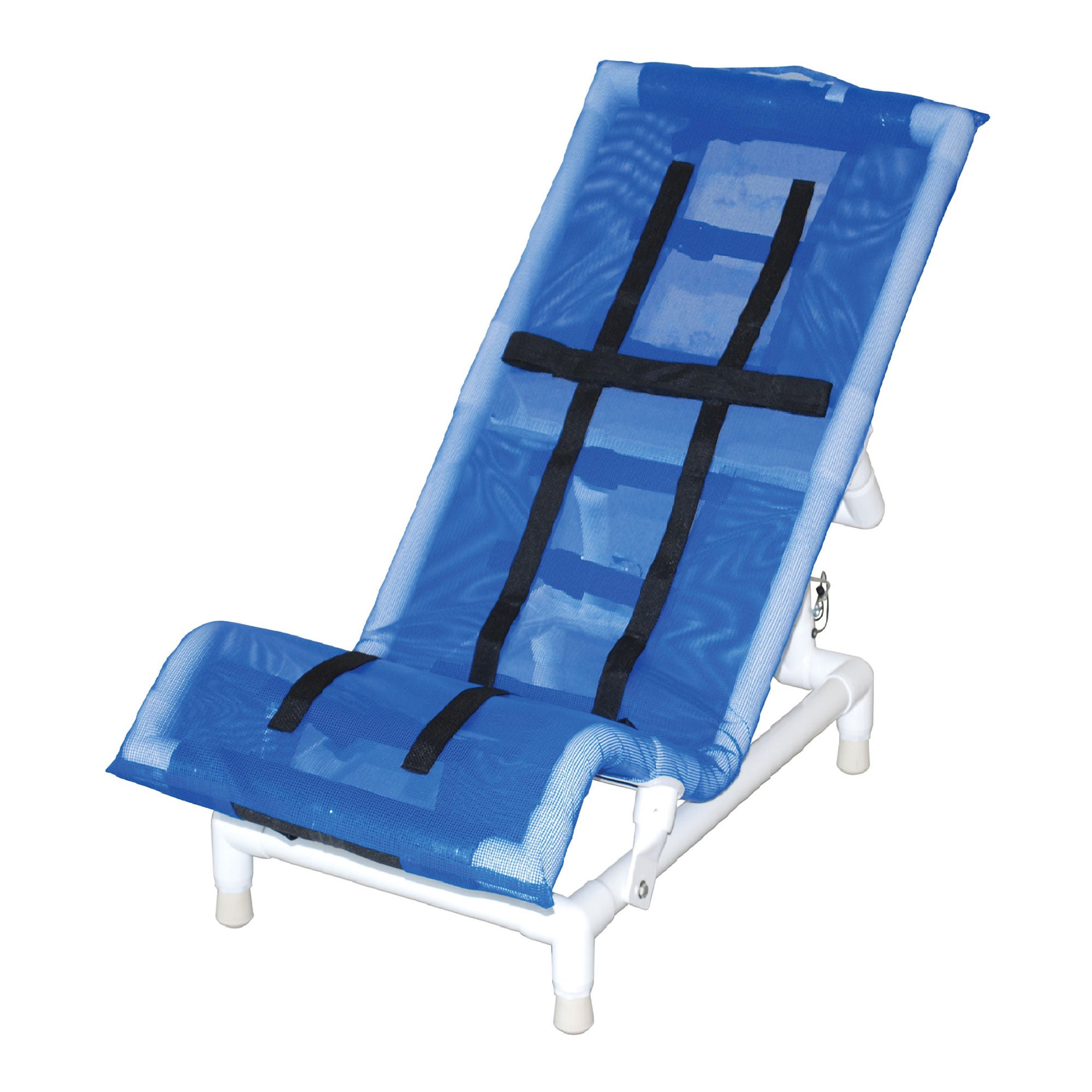 MJM International - 191-L Shower Chair MJM International PVC Frame Reclining Backrest 15-3/4 Inch Seat Width 180 lbs. Weight Capacity