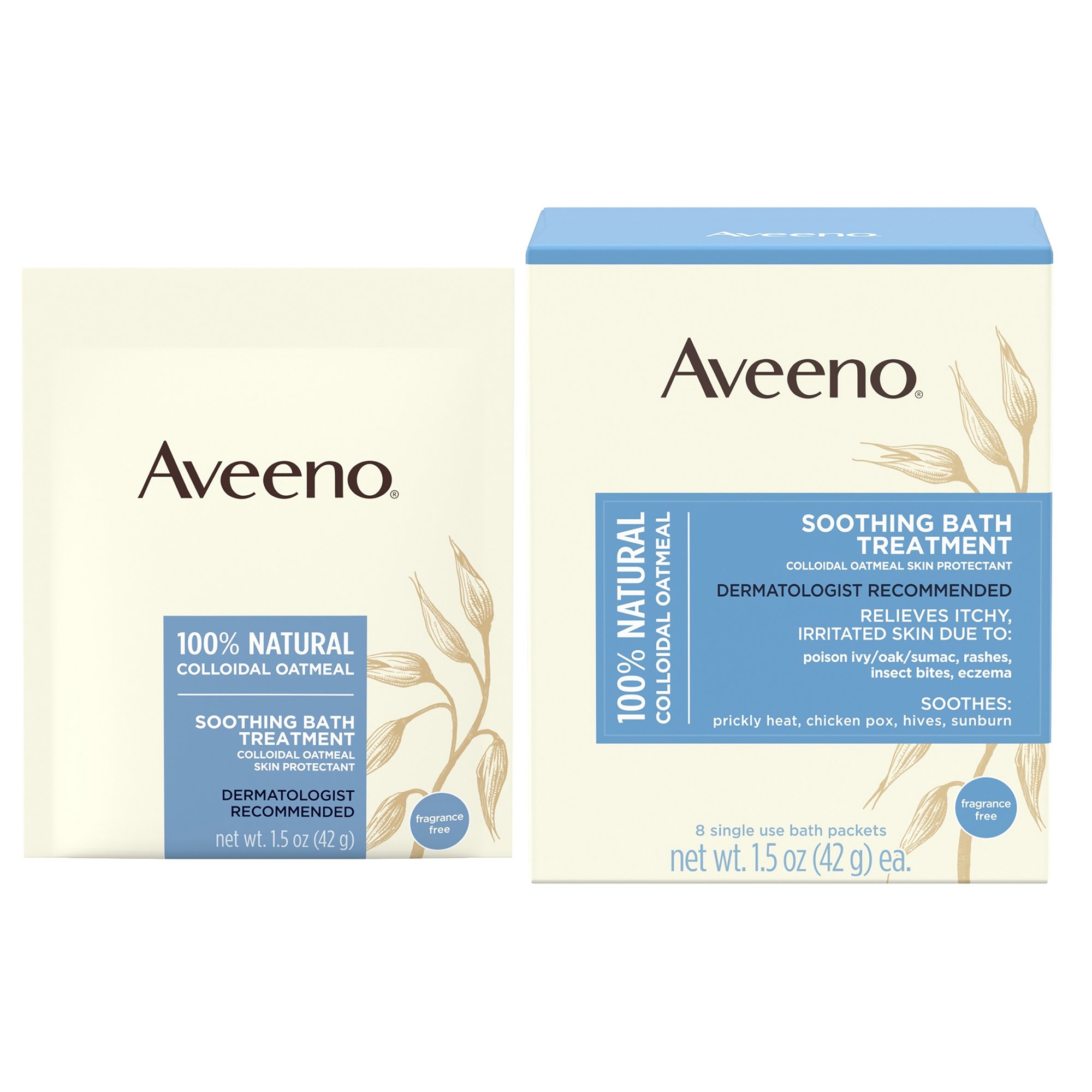 Kenvue Brands LLC - 100364000 Aveeno® Soothing Bath Treatment Packets Fragrance Free