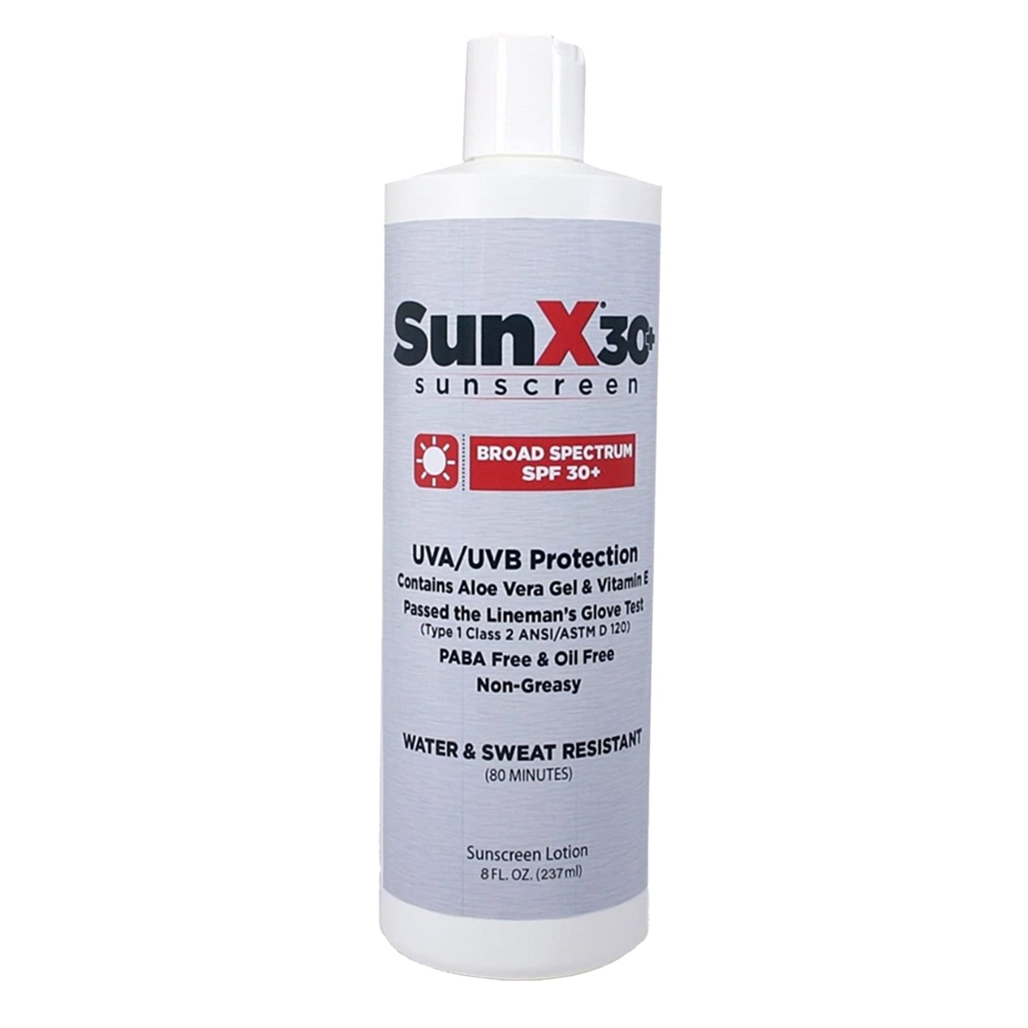 Coretex Products 71668 - SunX® 30+ Sunscreen, 8-ounce Bottle - 1/Each, 12/Case